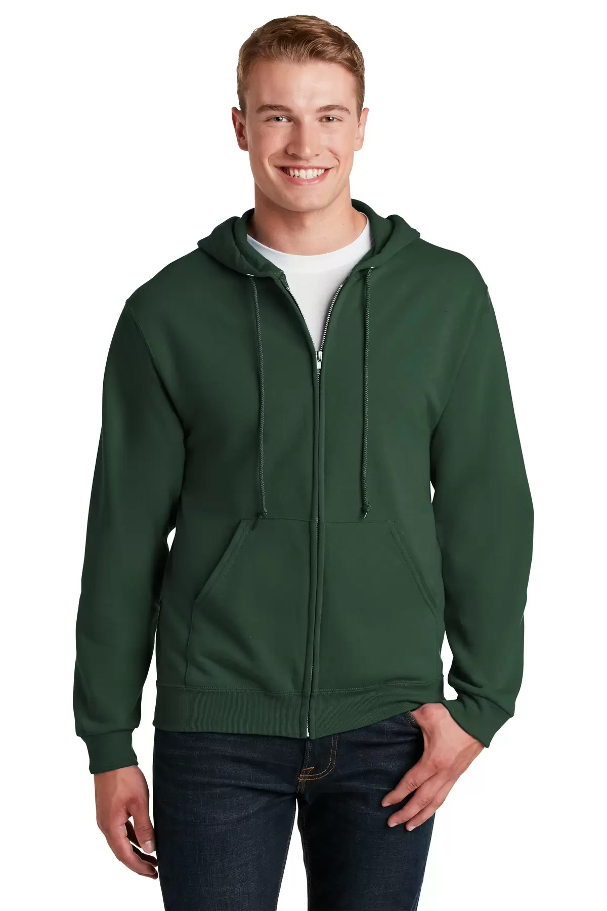 993 Jerzees 8 oz. NuBlend® 50/50 Full-Zip Hood SKU: 993