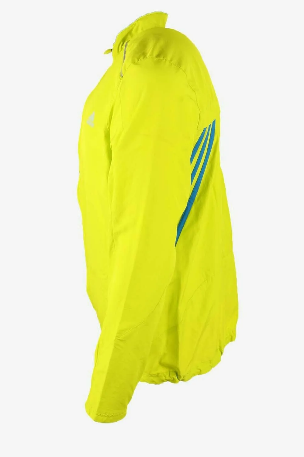 Adidas Track Top Jacket 2014 Boston Marathon Full Zip Pockets Lemon L - Pepper Tree London