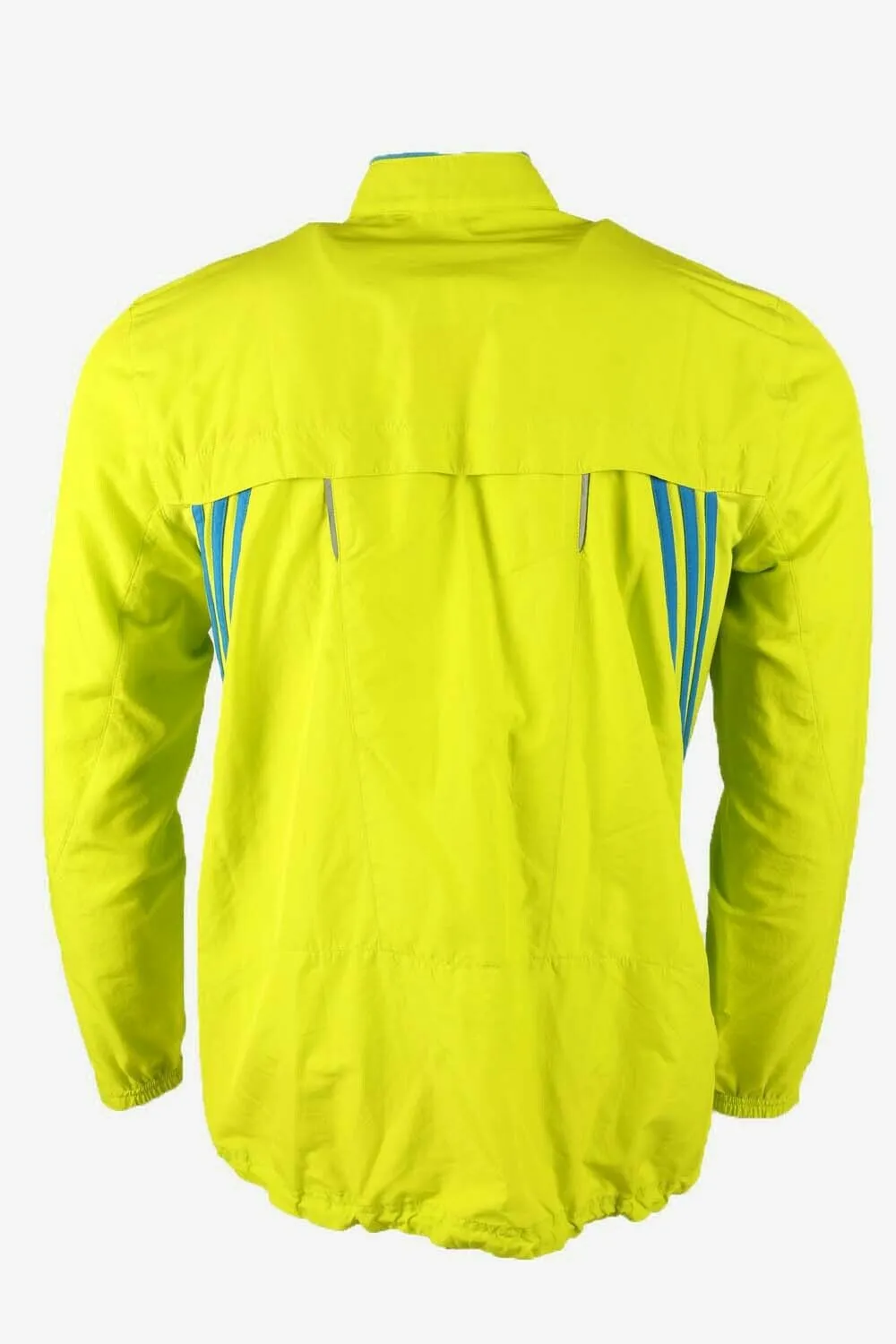 Adidas Track Top Jacket 2014 Boston Marathon Full Zip Pockets Lemon L - Pepper Tree London