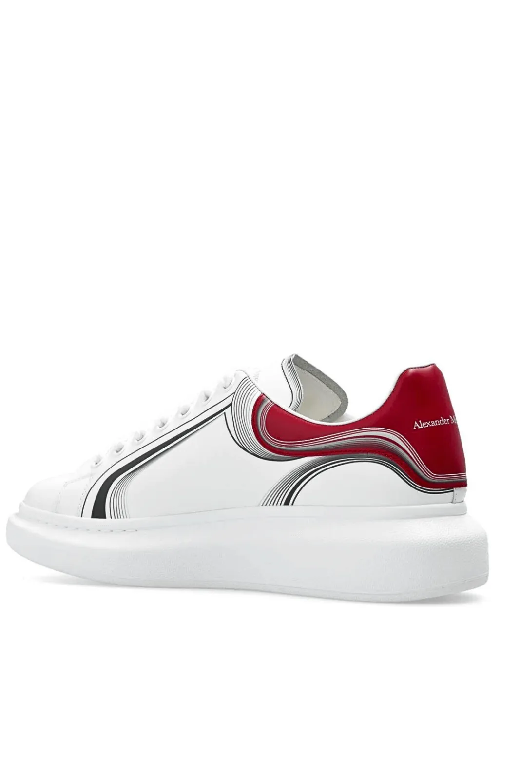 Alexander McQueen Oversized Sneaker Curve Tech - Garnet