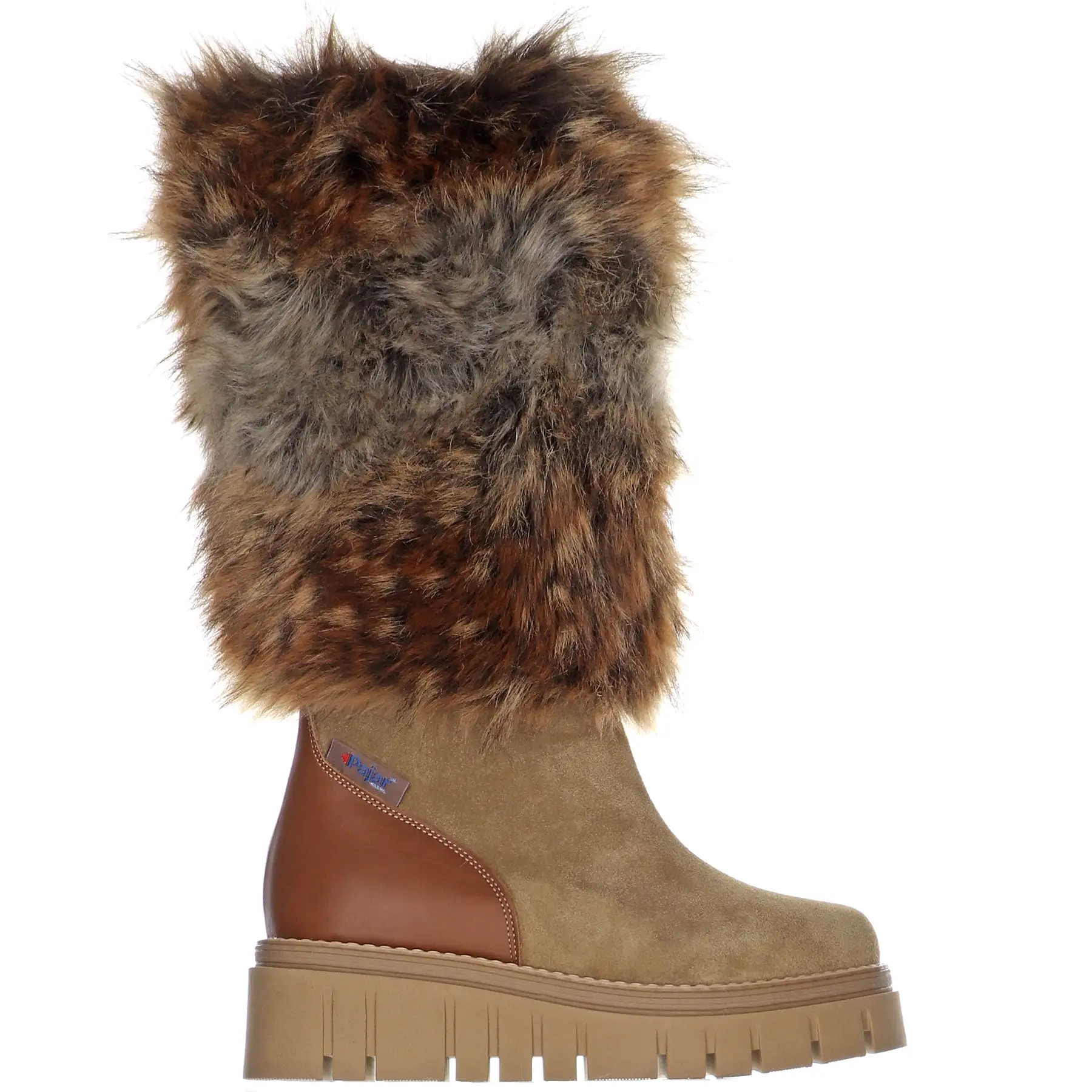 Anora-Eco Women's Suede and Faux Fur Boot