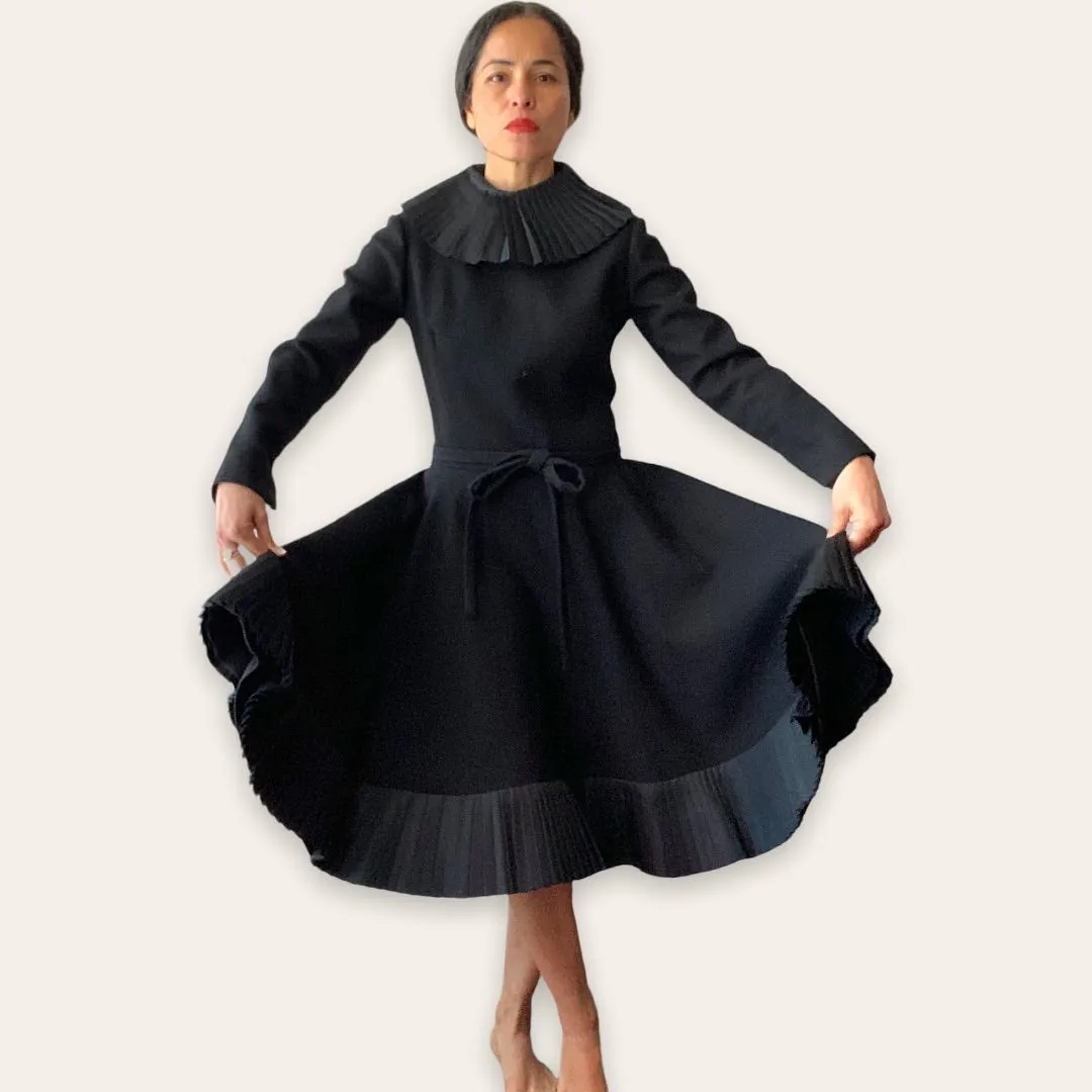 Archival Geoffrey Beene Black Cocktail Dress