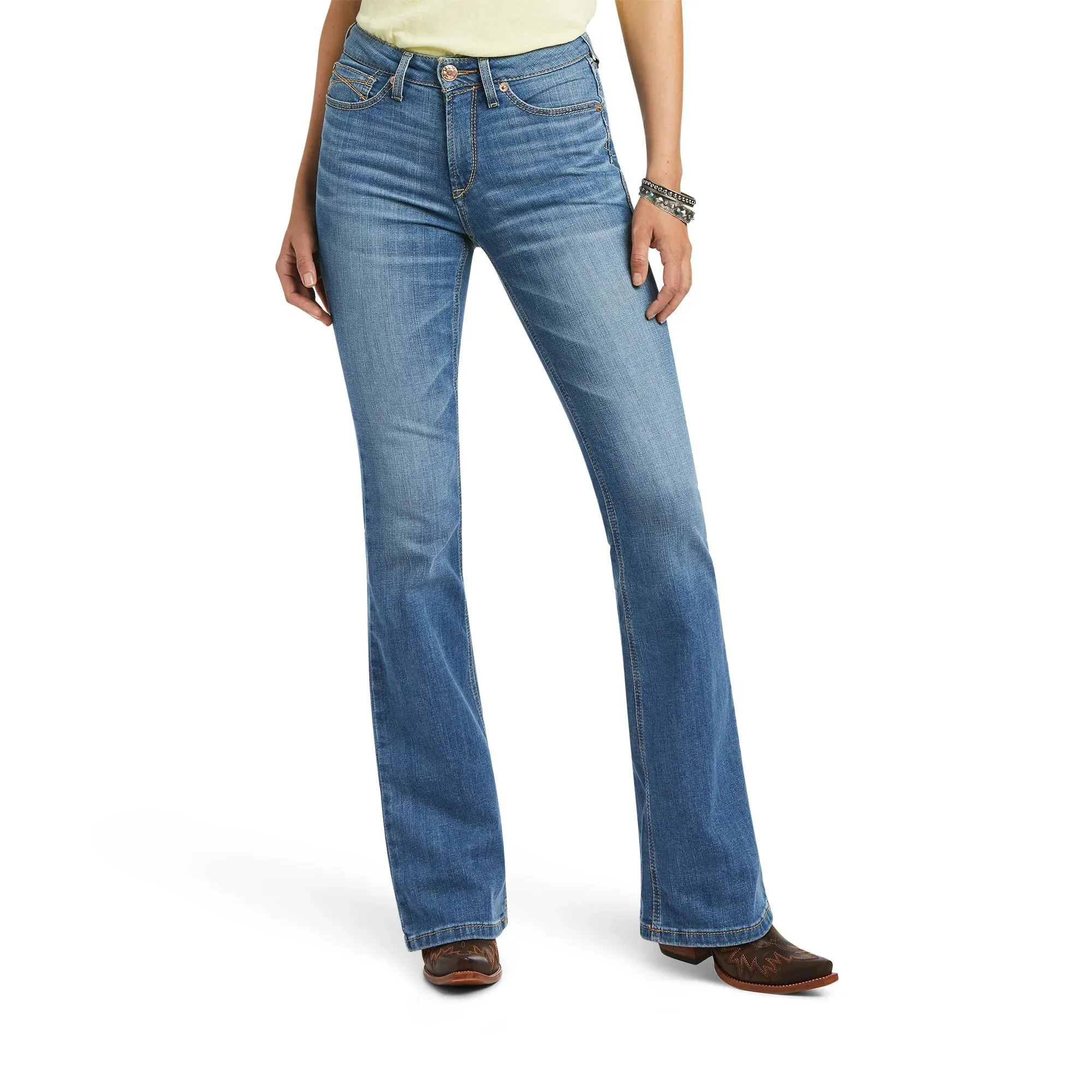 Ariat Ladies R.E.A.L. High Rise Daniela Boot Cut Jean 10039602