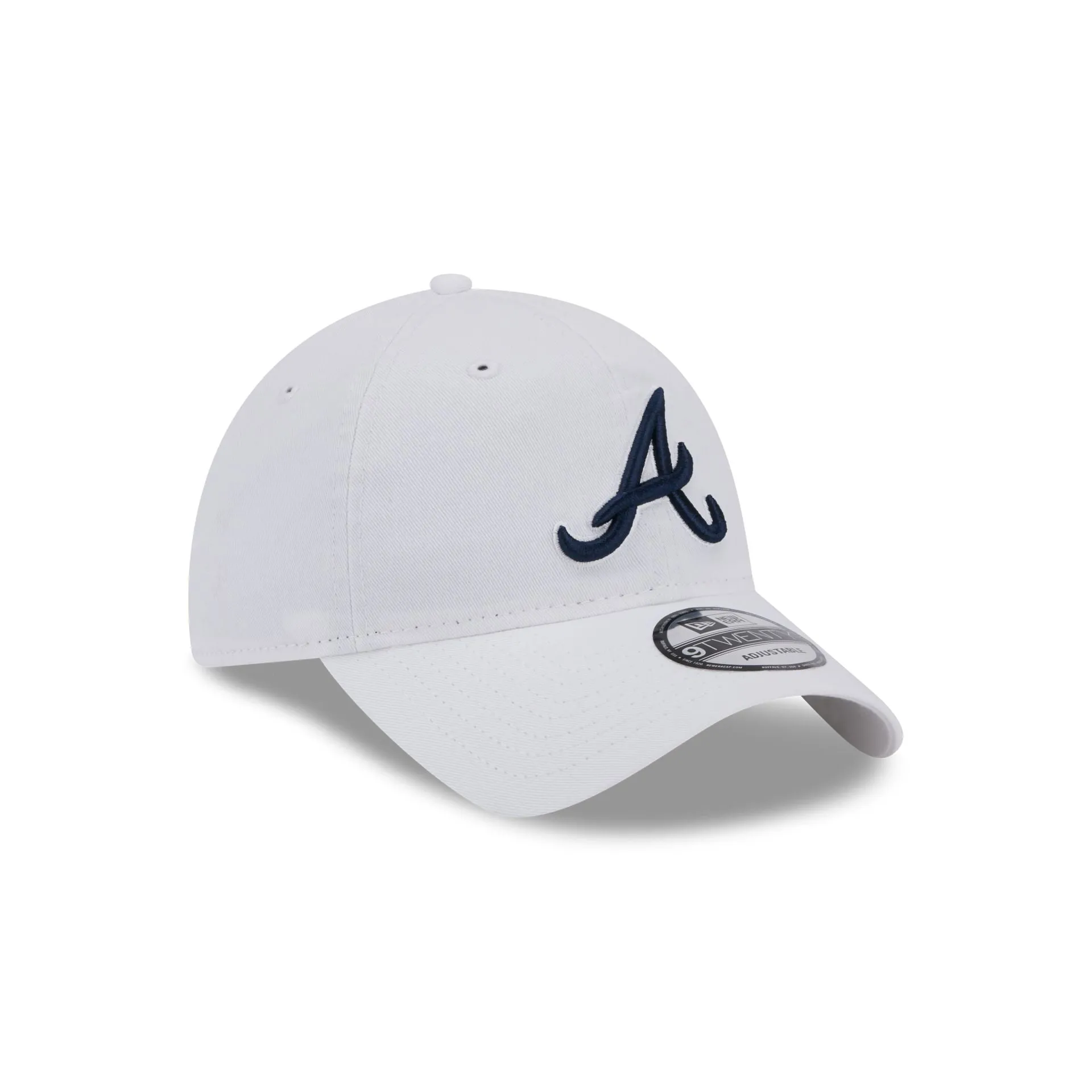 Atlanta Braves White 9TWENTY Adjustable Hat