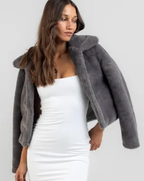 Ava And Ever Cyrus Faux Fur Jacket