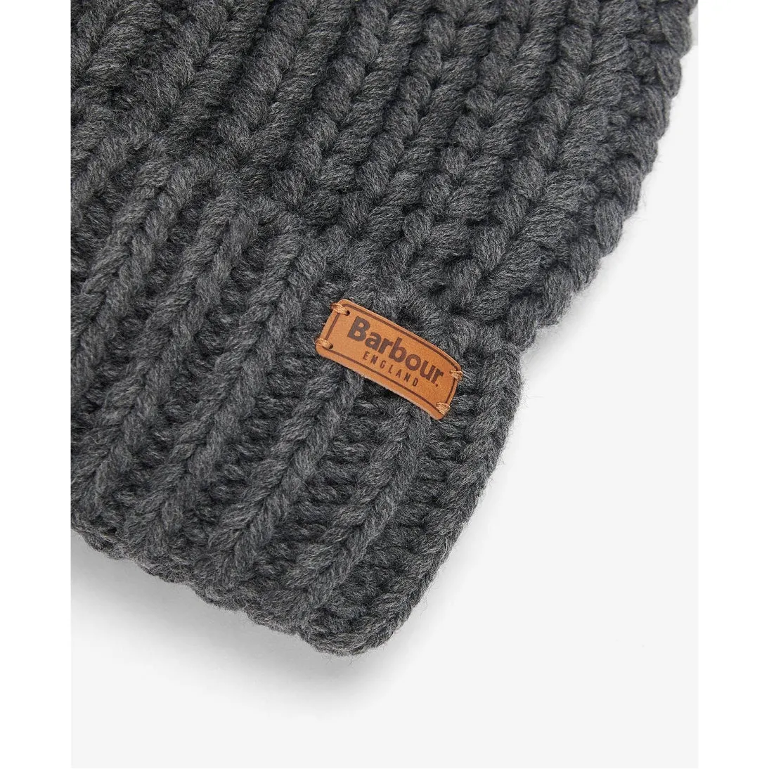 Barbour Saltburn Beanie Hat LHA0336 Charcoal