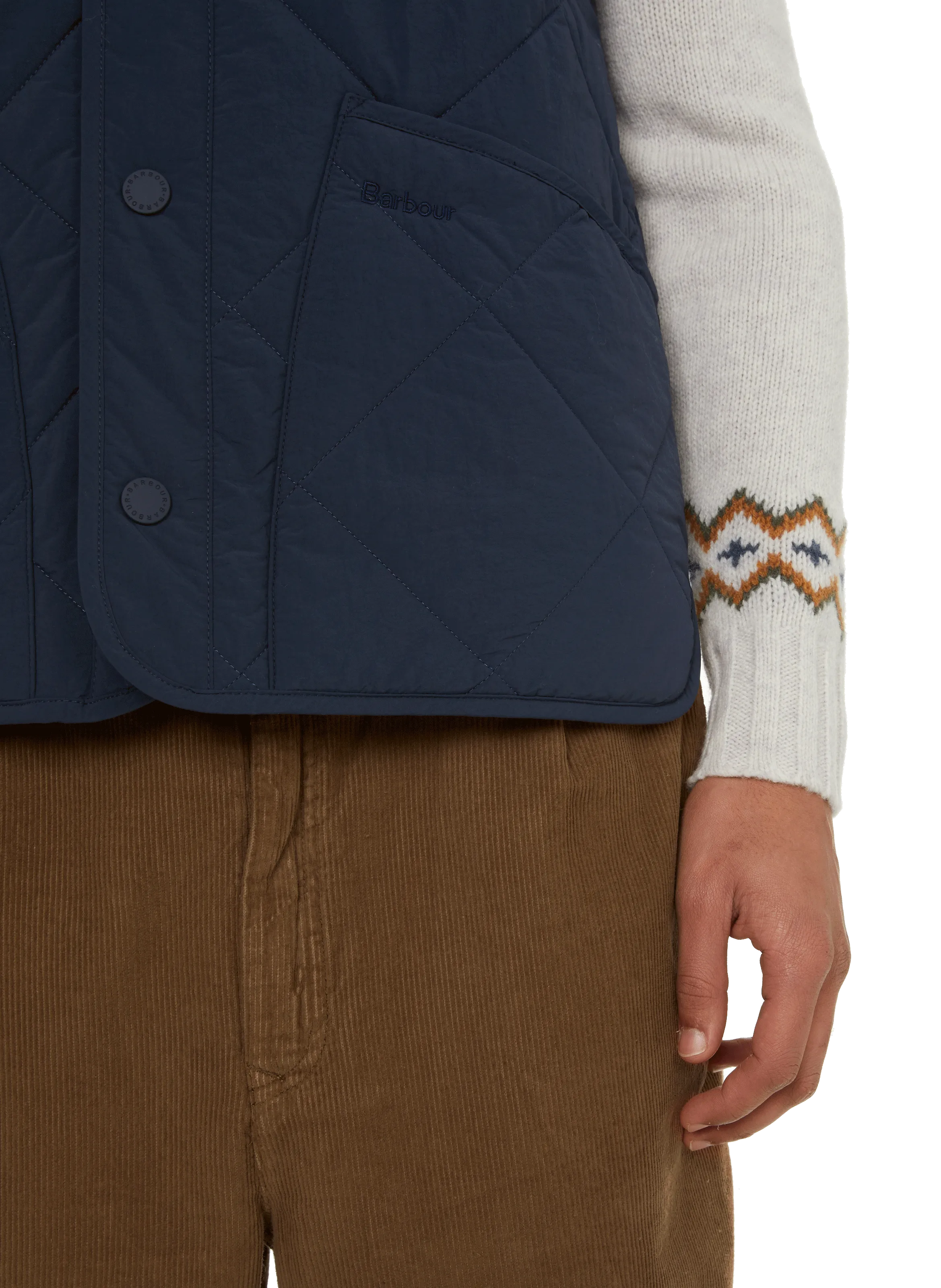 BARBOUR  Sleeveless jacket - Blue