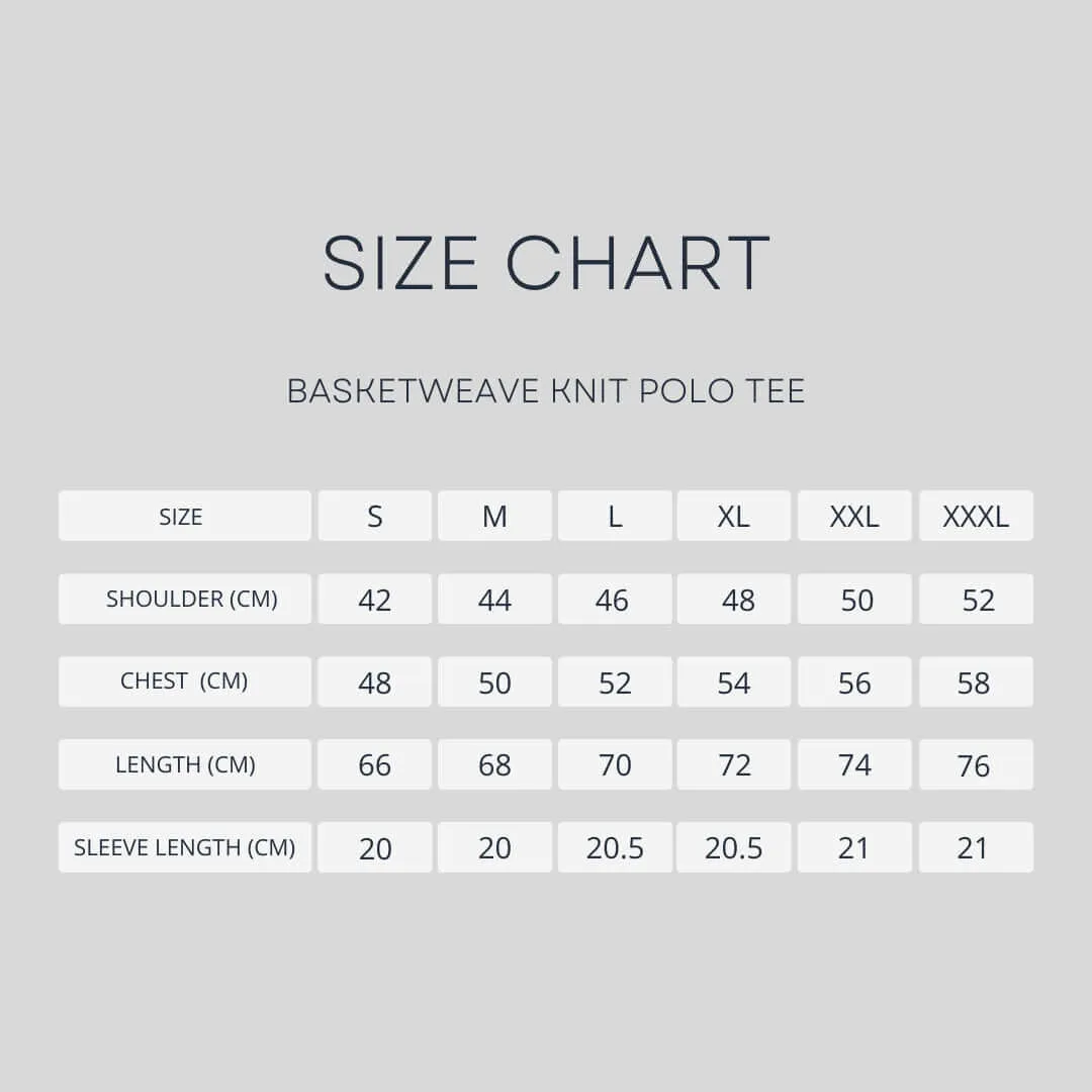 Basketweave Knit Polo Tee - Macchiato