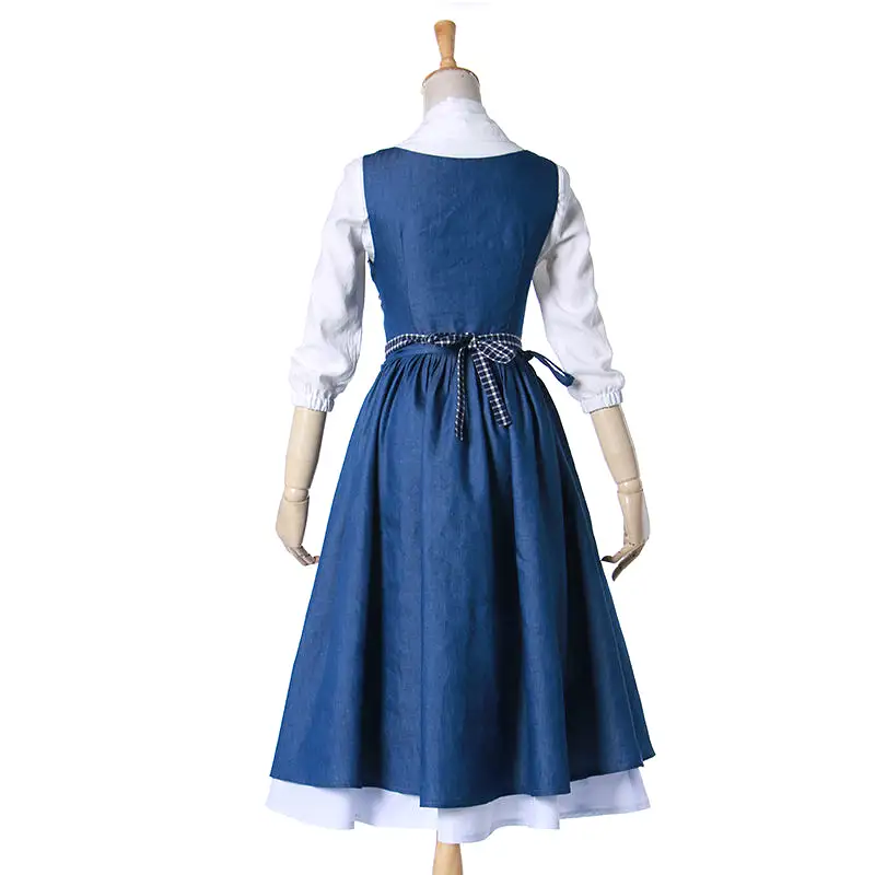 Beauty and the Beast Belle cosplay maid dress