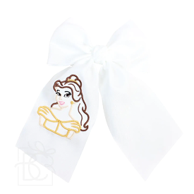 Beyond Creations- Princess Embroidered Bow- Yellow Beauty Princess