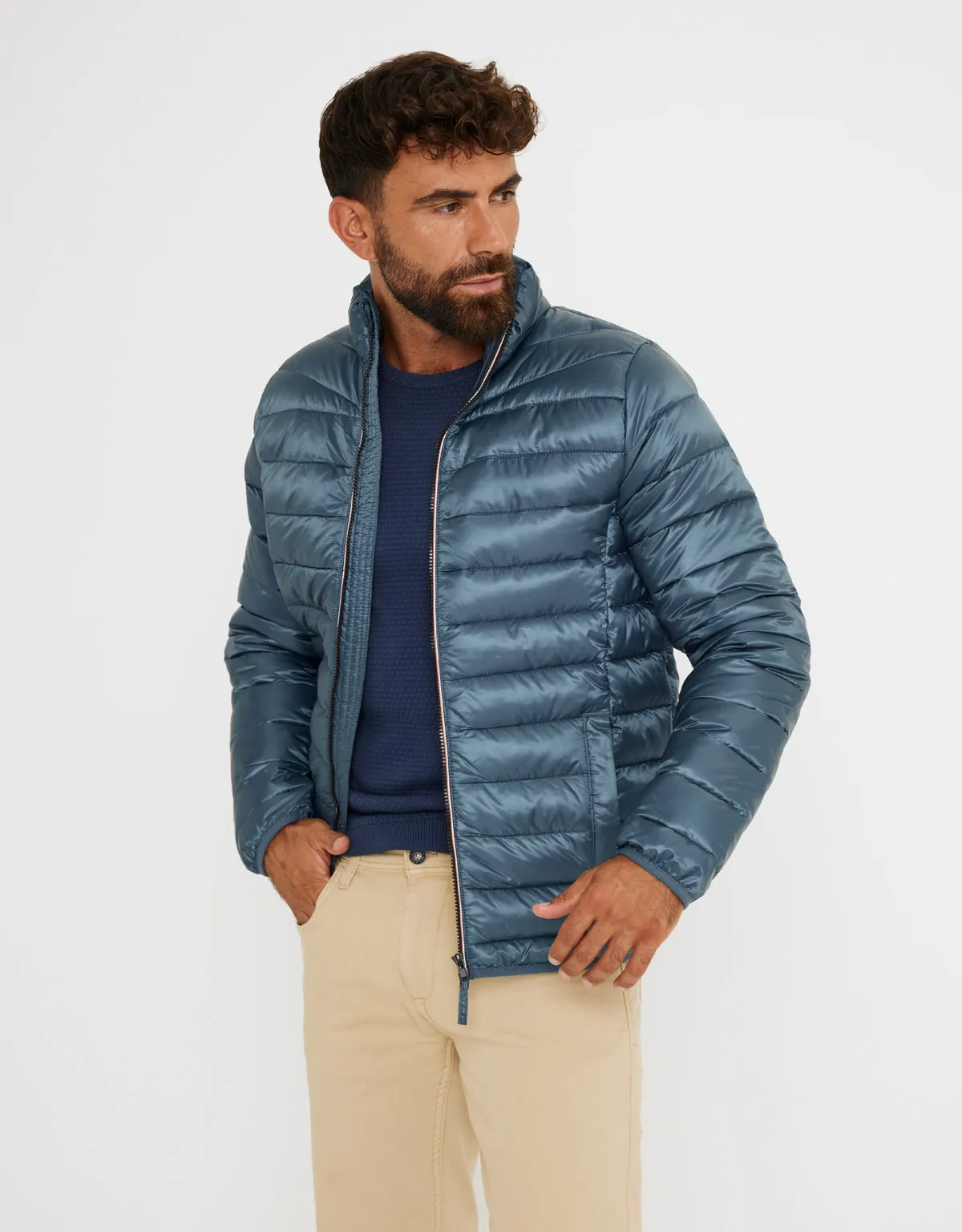 Blue Lightweight Jacket - Santdav