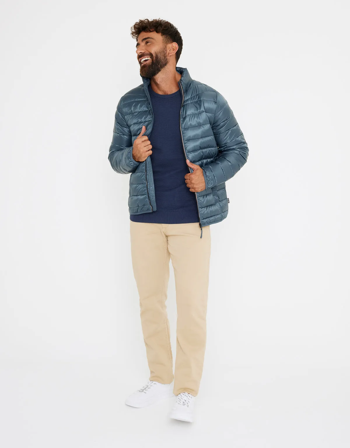 Blue Lightweight Jacket - Santdav