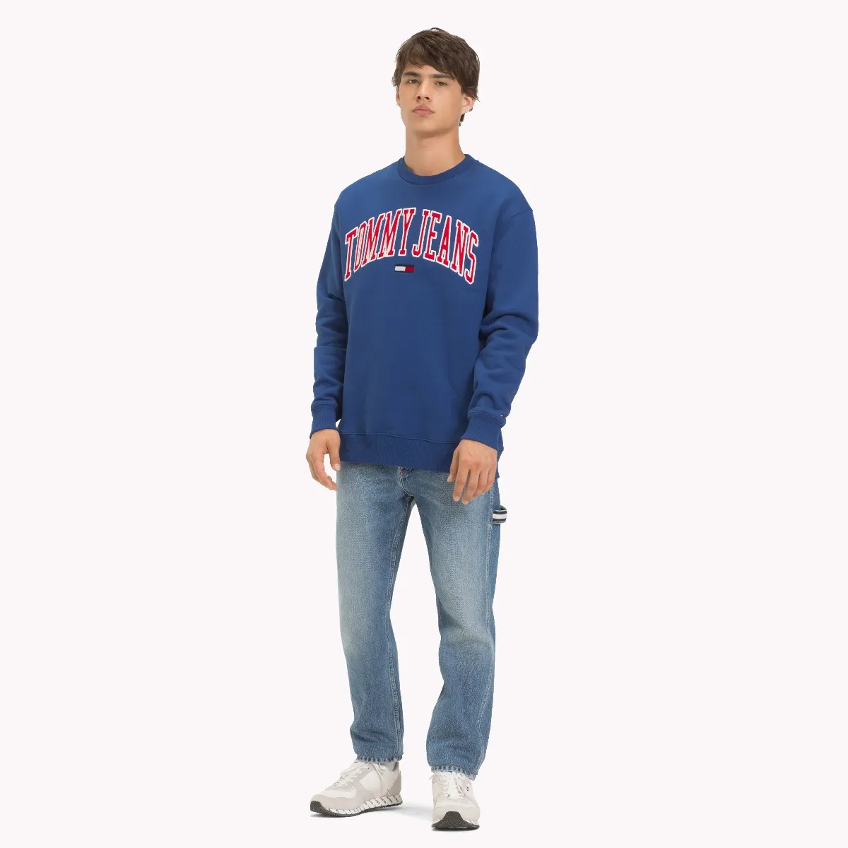 Blue Tommy Classics Logo Sweatshirt | Sweatshirts & Hoodies | Tommy Hilfiger