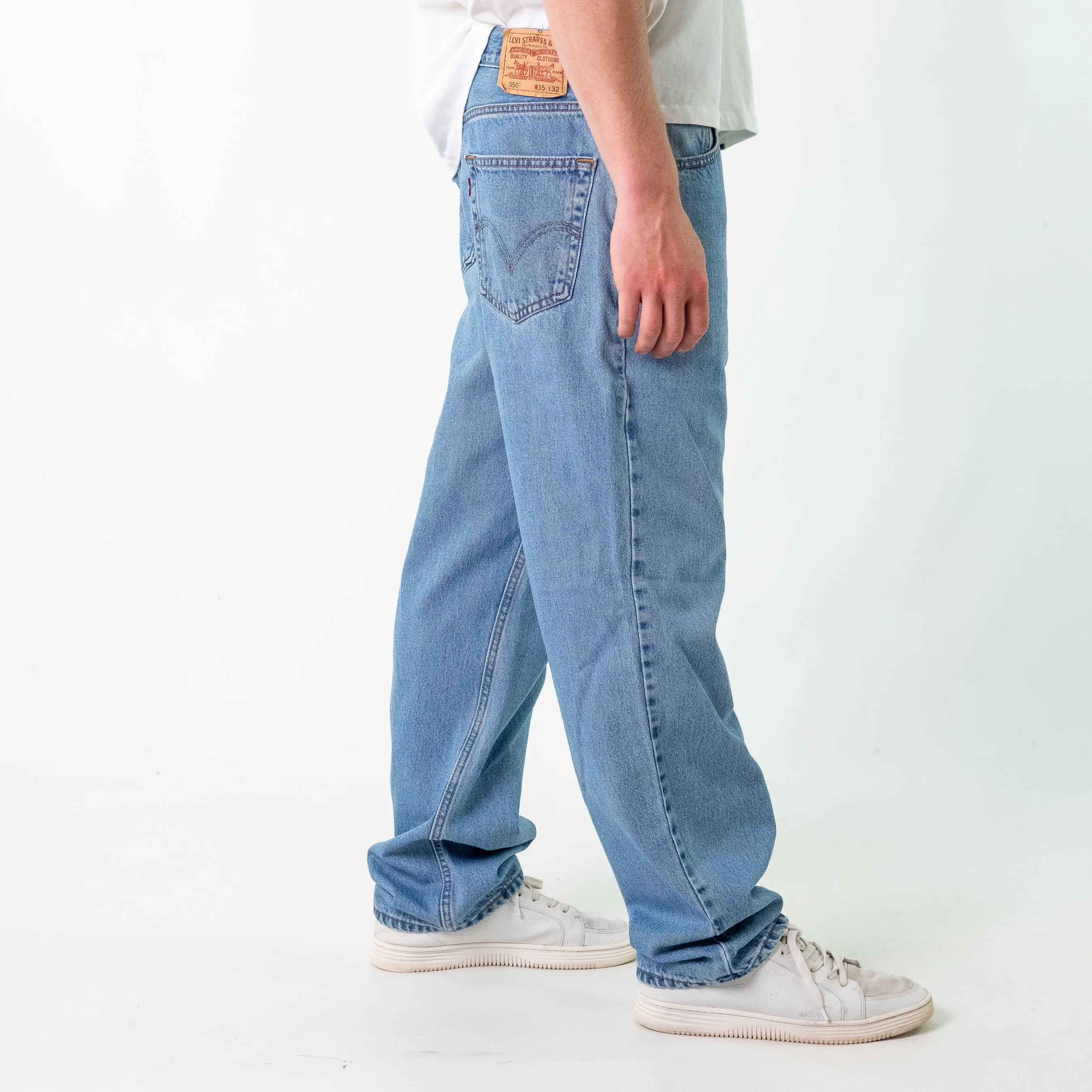 Blue y2ks Levi's Denim Jeans Baggy Pants (34x32)