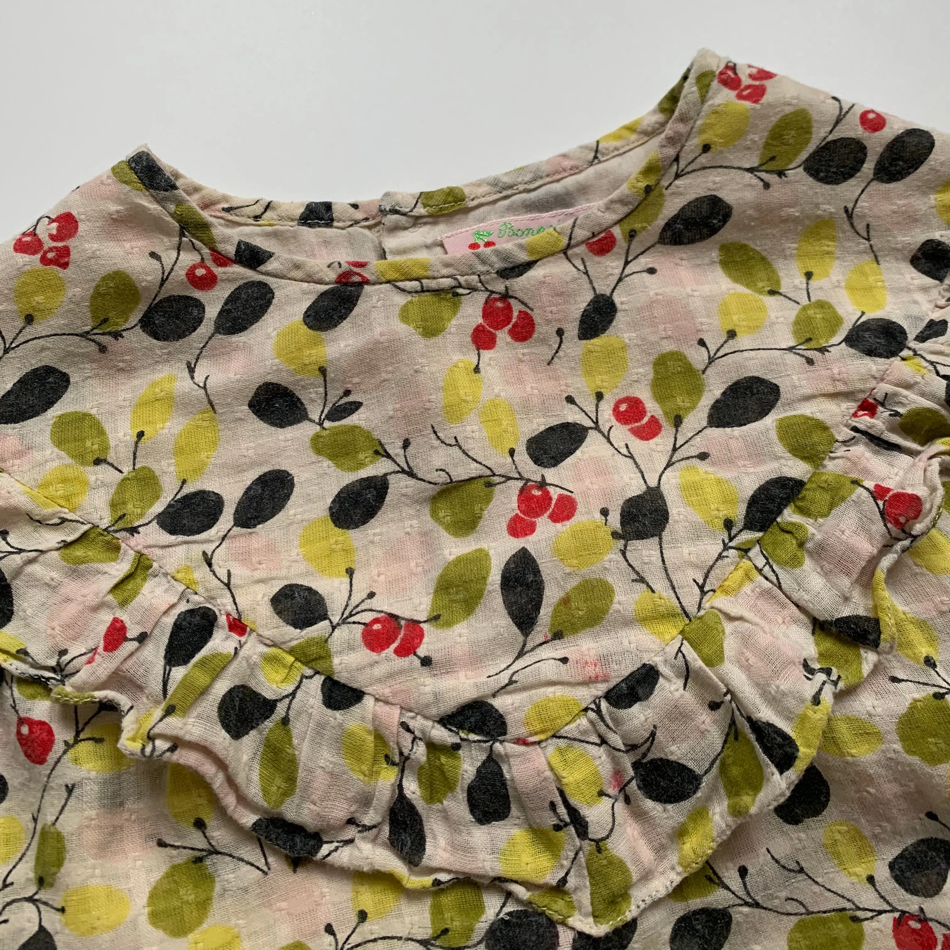 Bonpoint Olive Print Summer Top: 4 Years