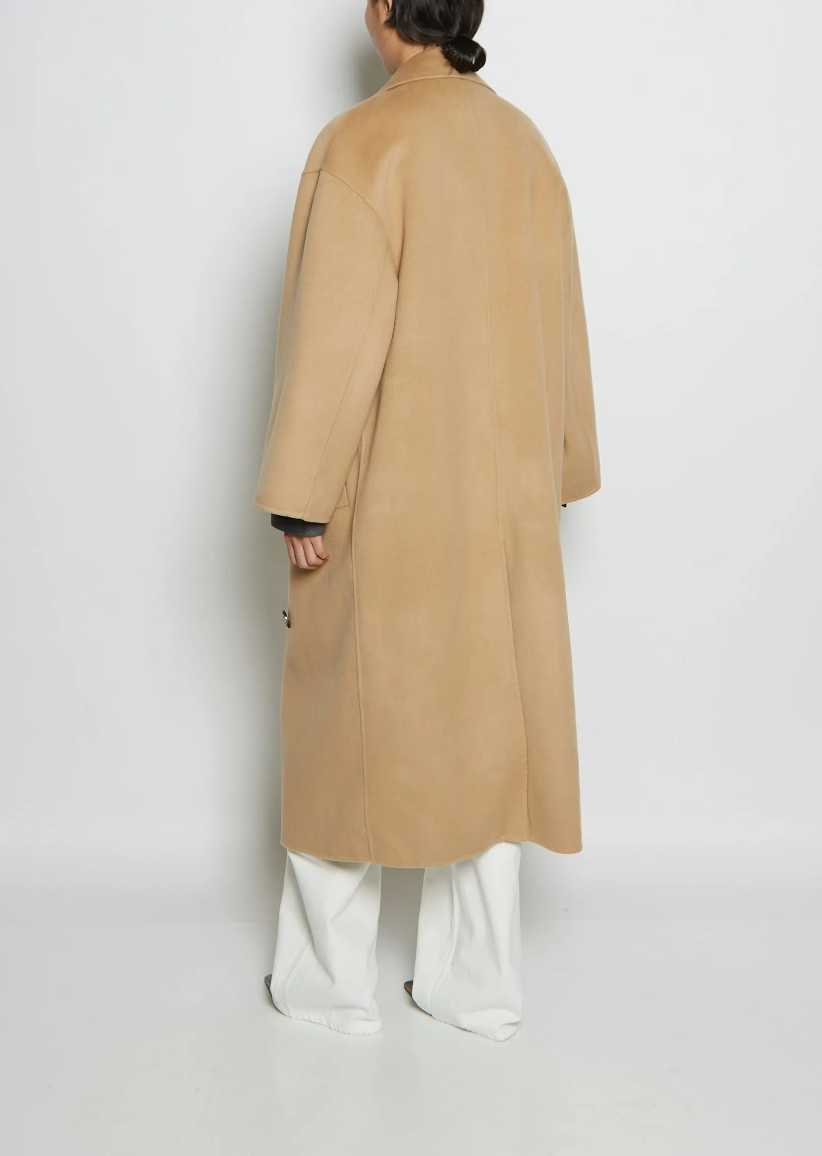 Borneo Wool Cashmere Coat — Beige