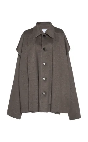 Bottega Veneta Wool-Cashmere Short Coat