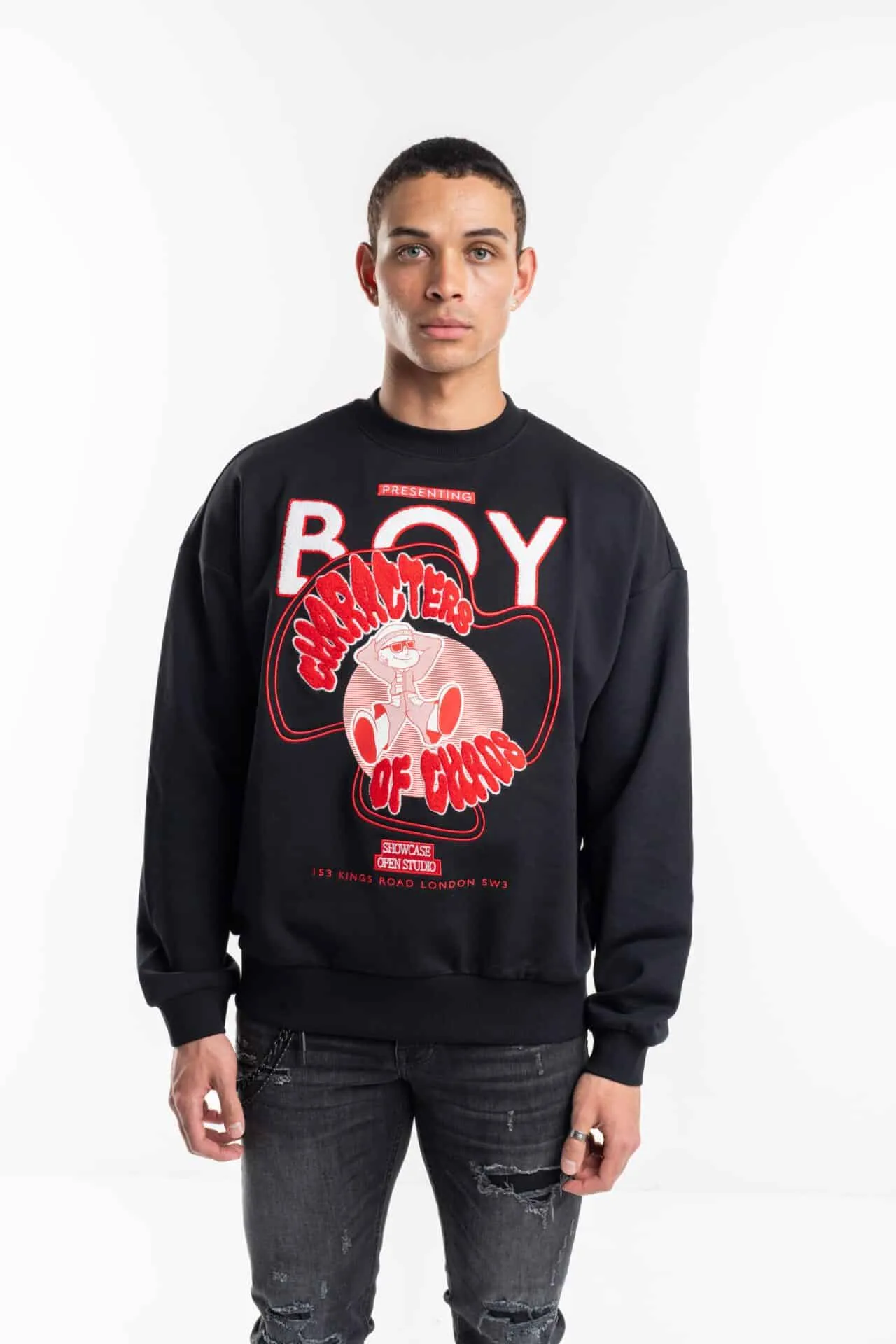 Boy London Men’s Open Studio Sweatshirt Black