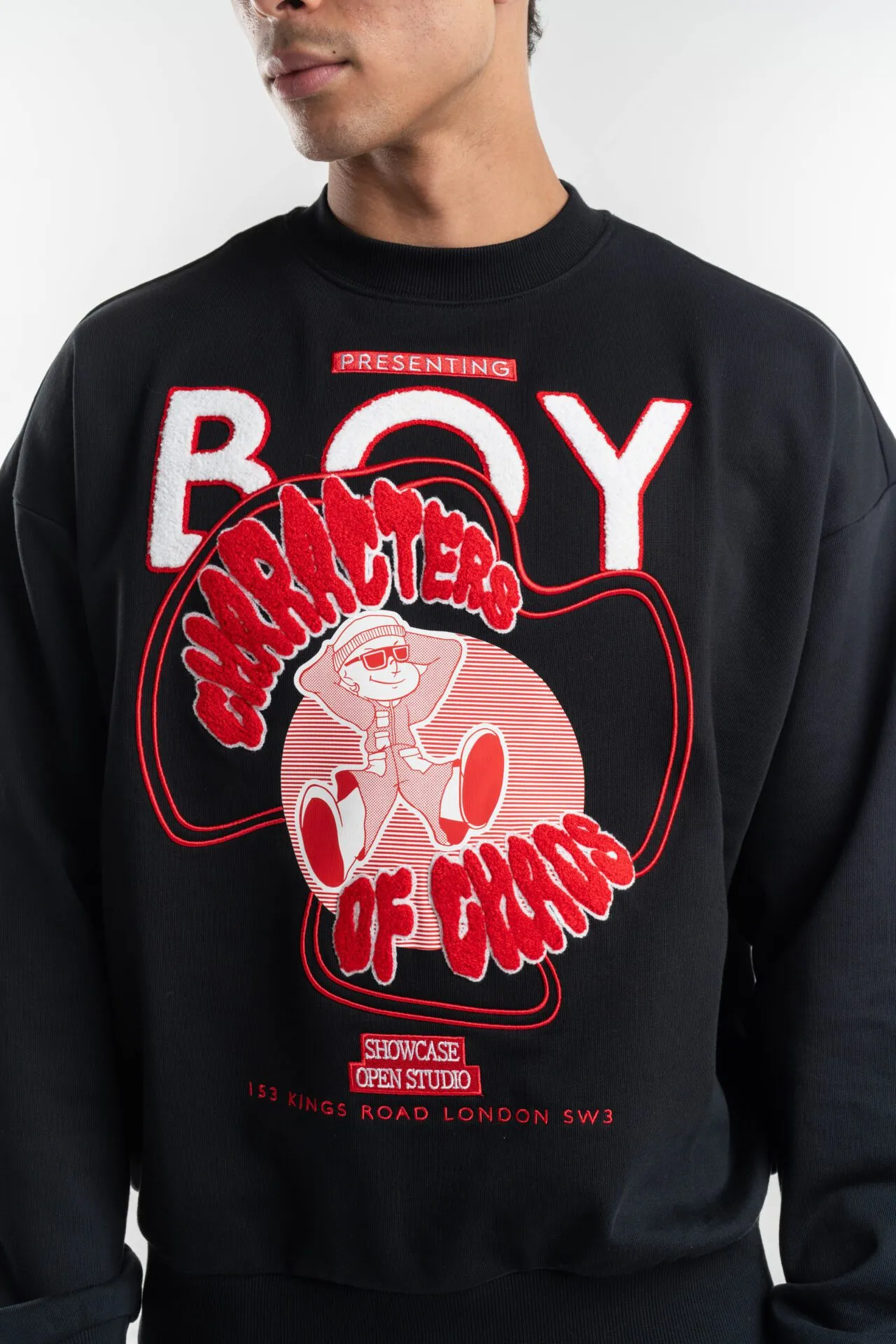 Boy London Men’s Open Studio Sweatshirt Black