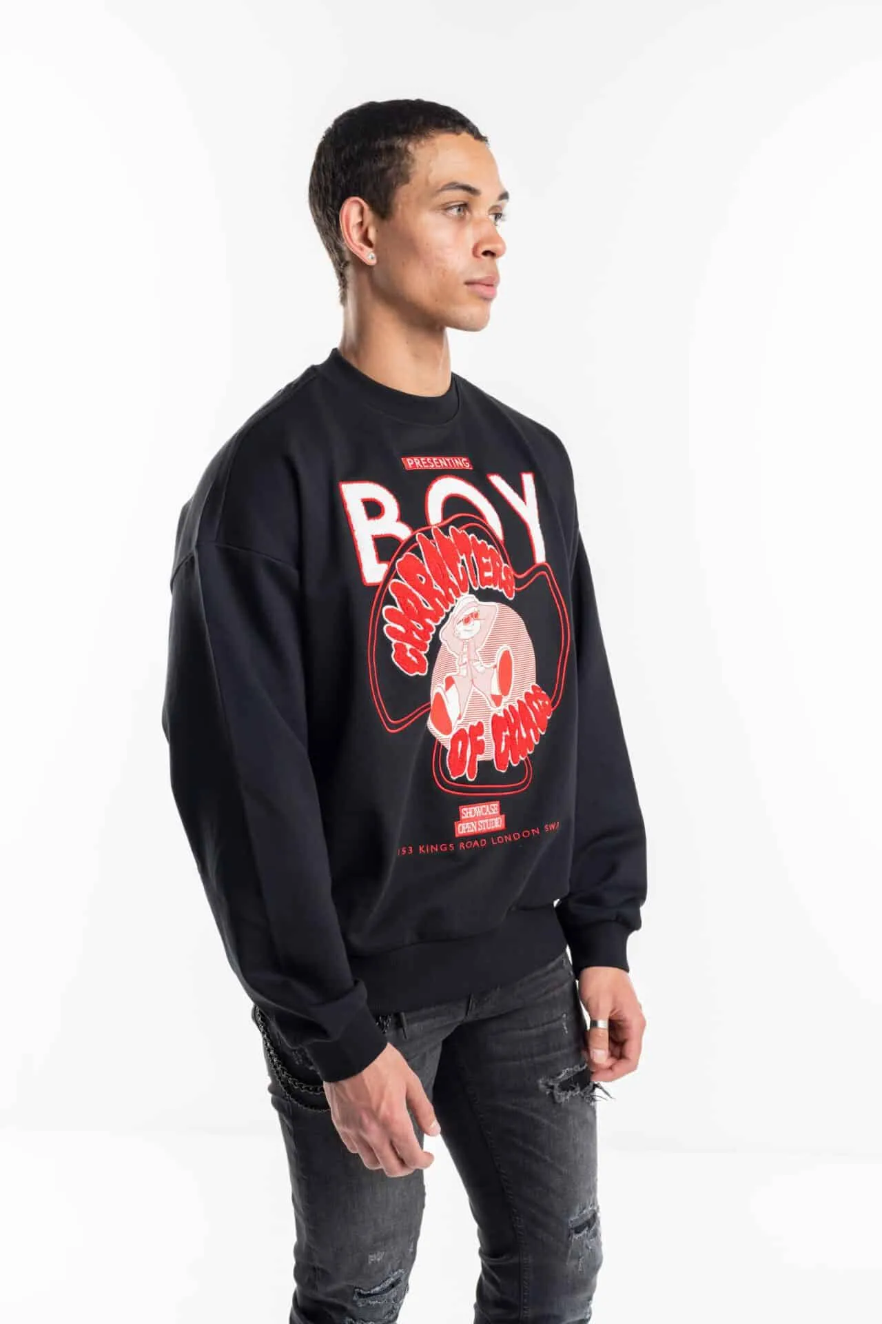 Boy London Men’s Open Studio Sweatshirt Black