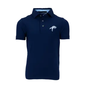 Boy's Pouncing Wolf Tala Polo