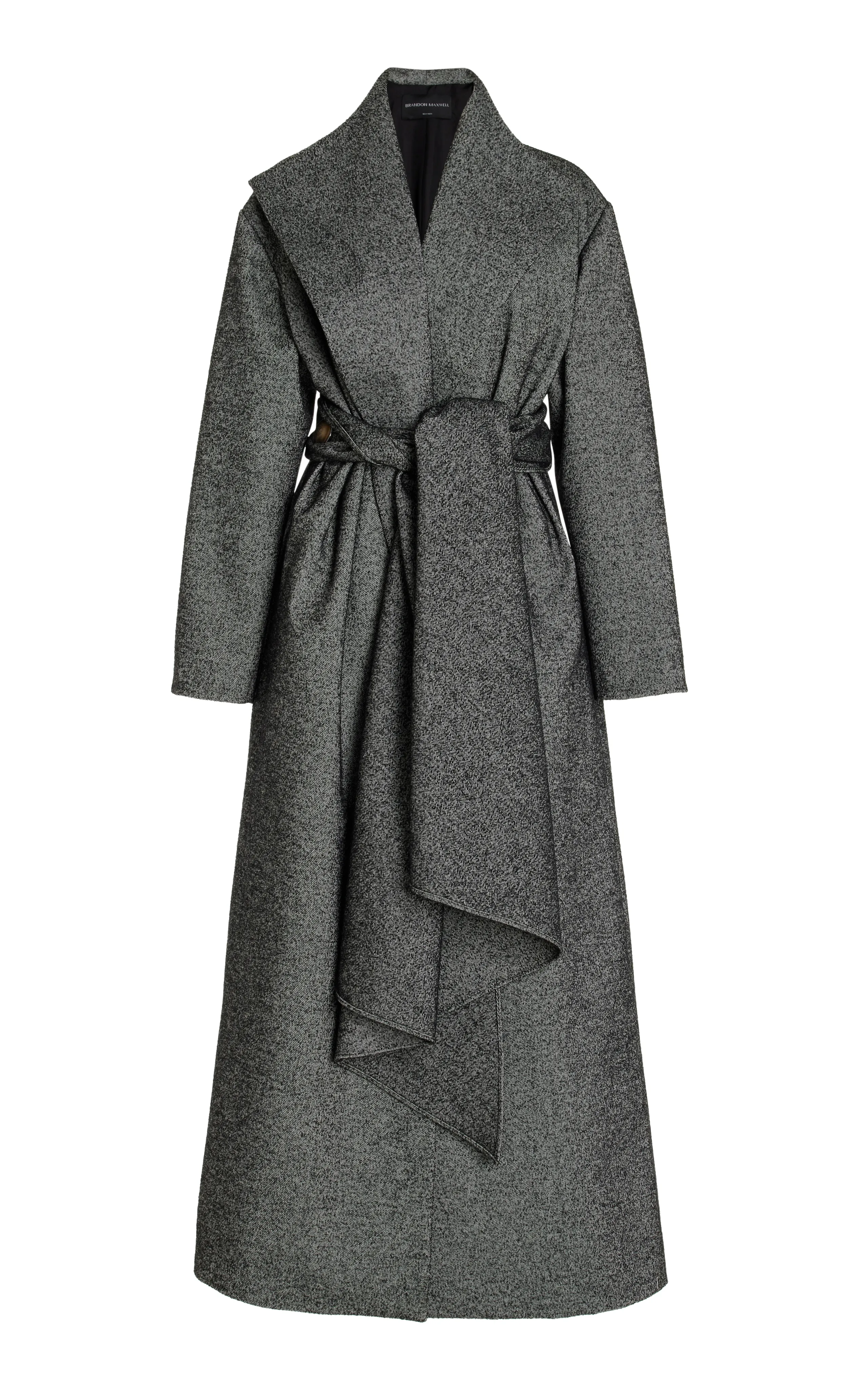 Brandon Maxwell The Alden Wool Long Trench Coat