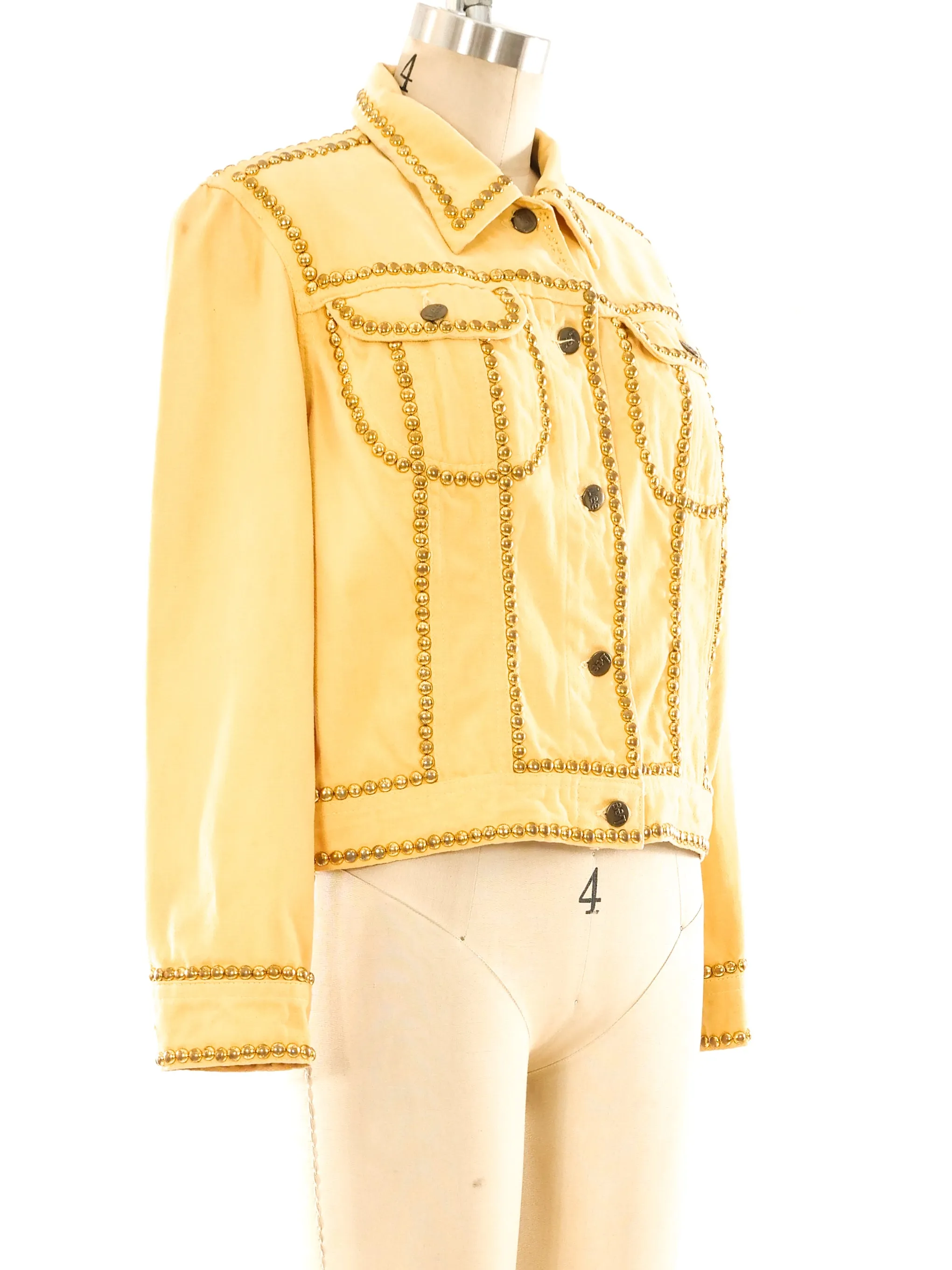 Brass Studded Lee Jacket