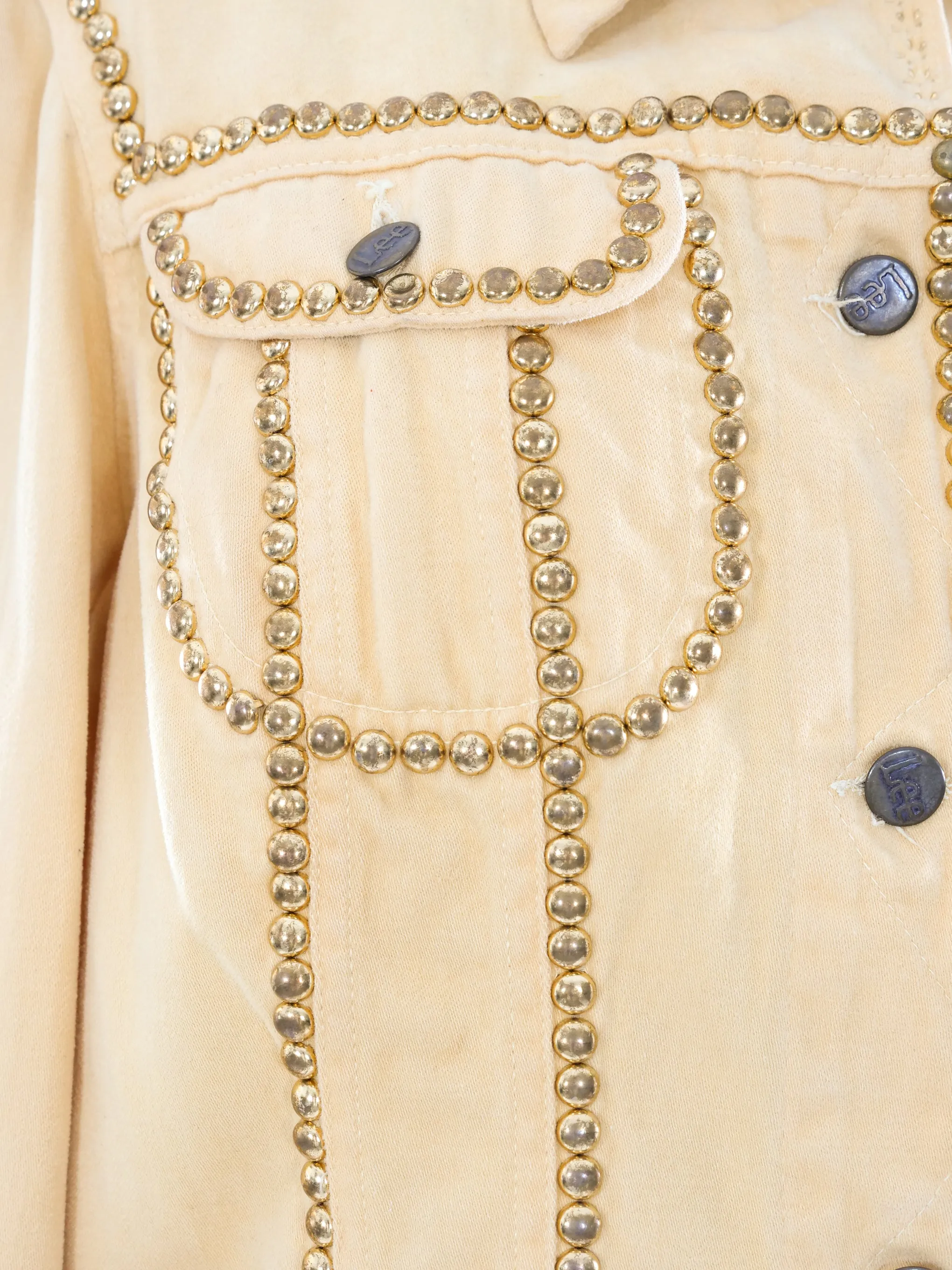 Brass Studded Lee Jacket