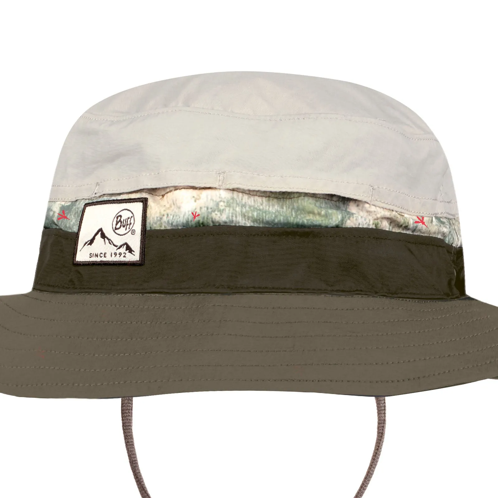 Buff Adults Explore Booney UPF 50 Festival Bucket Hat - Brindle