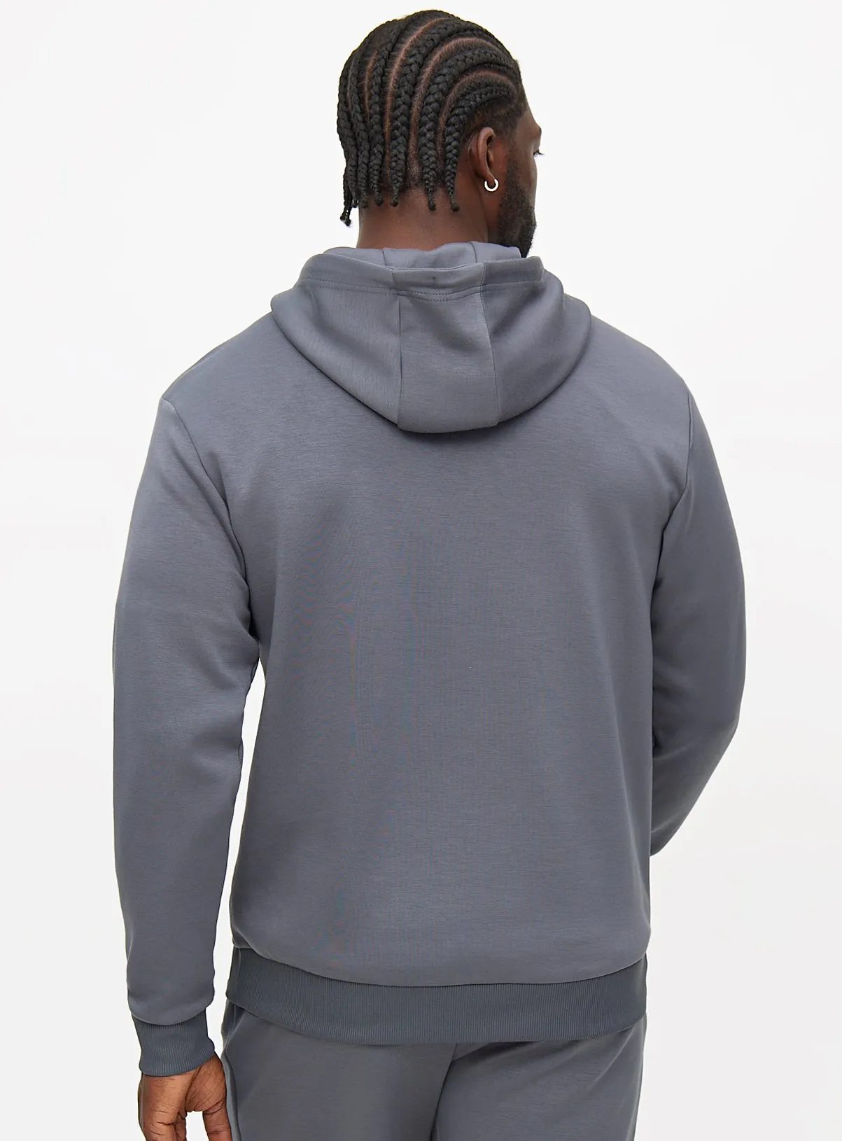 Buy Active Grey Plain Overhead Hoodie  L | Sweatshirts and hoodies | Tu