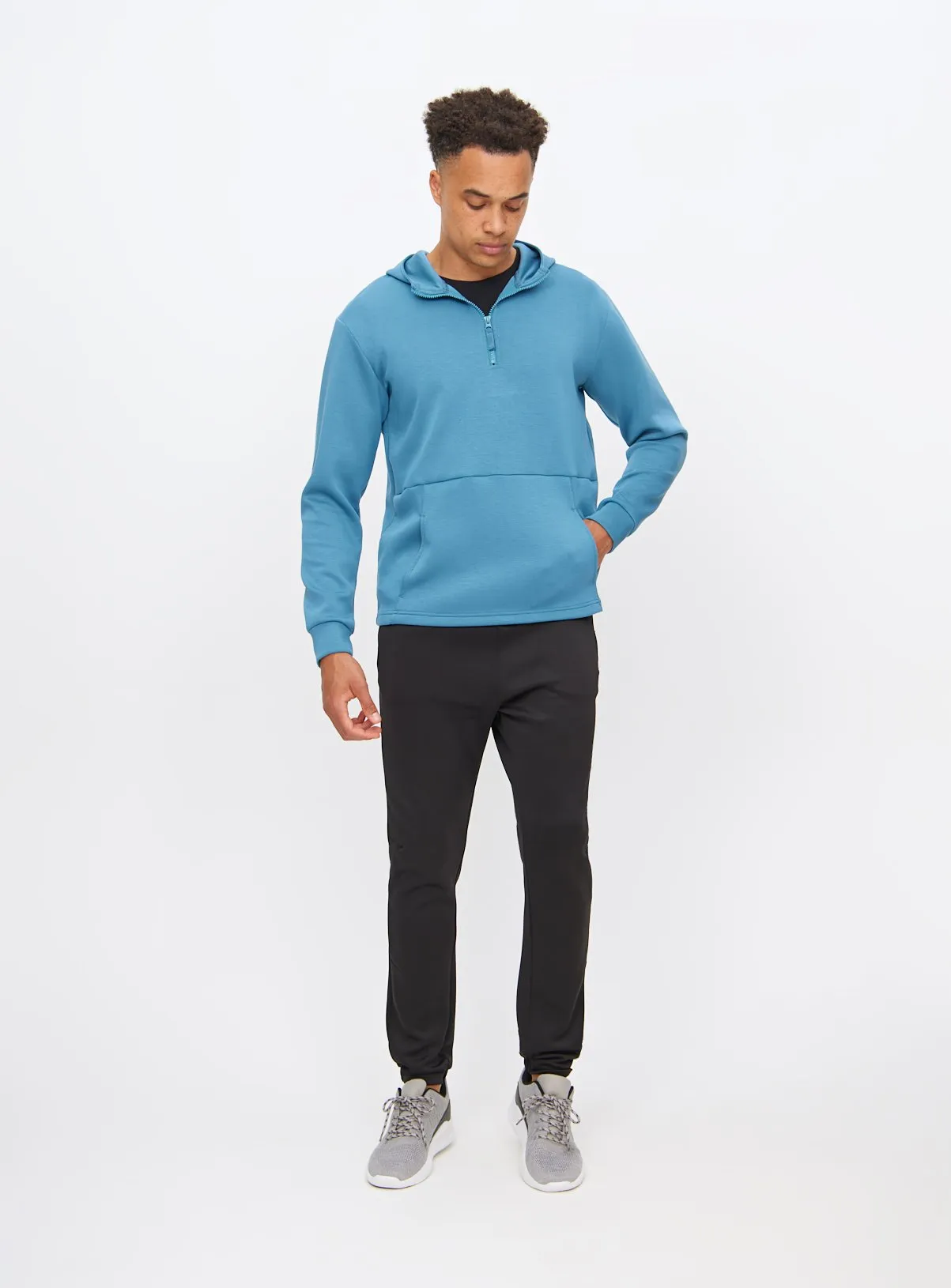 Buy Active Teal Half Zip Hoodie XL | Sweatshirts and hoodies | Tu