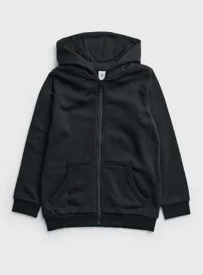 Buy Black Zip Through Hoodie 9 years | Jumpers and hoodies | Tu