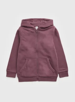 Buy Purple Zip Through Hoodie 5 years | Jumpers and hoodies | Tu