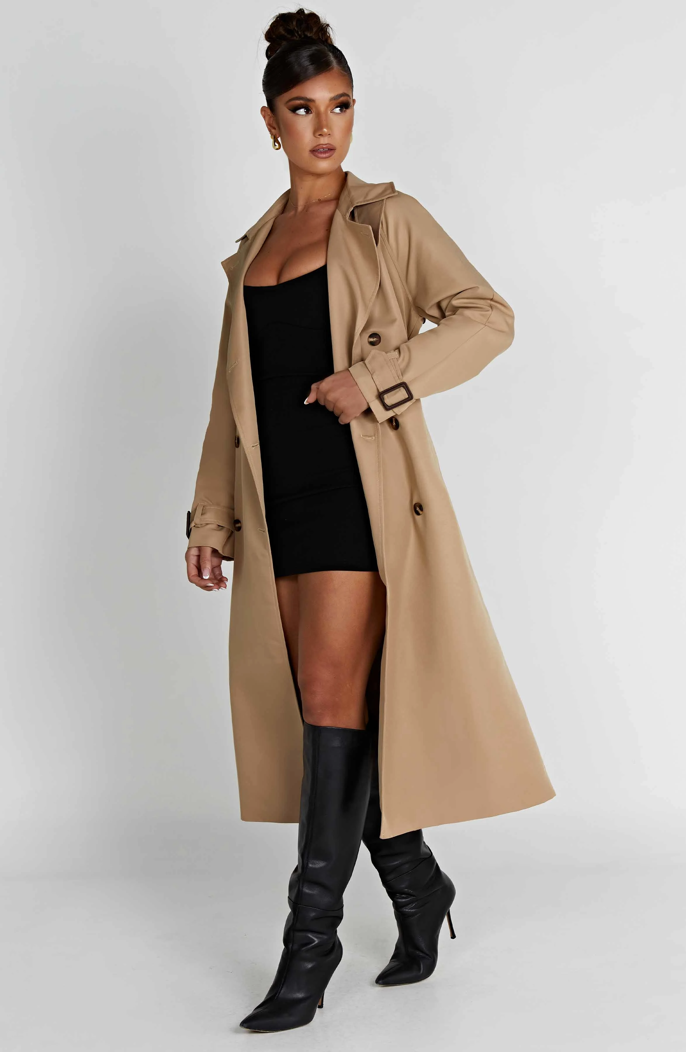 Camila Trench Coat - Beige