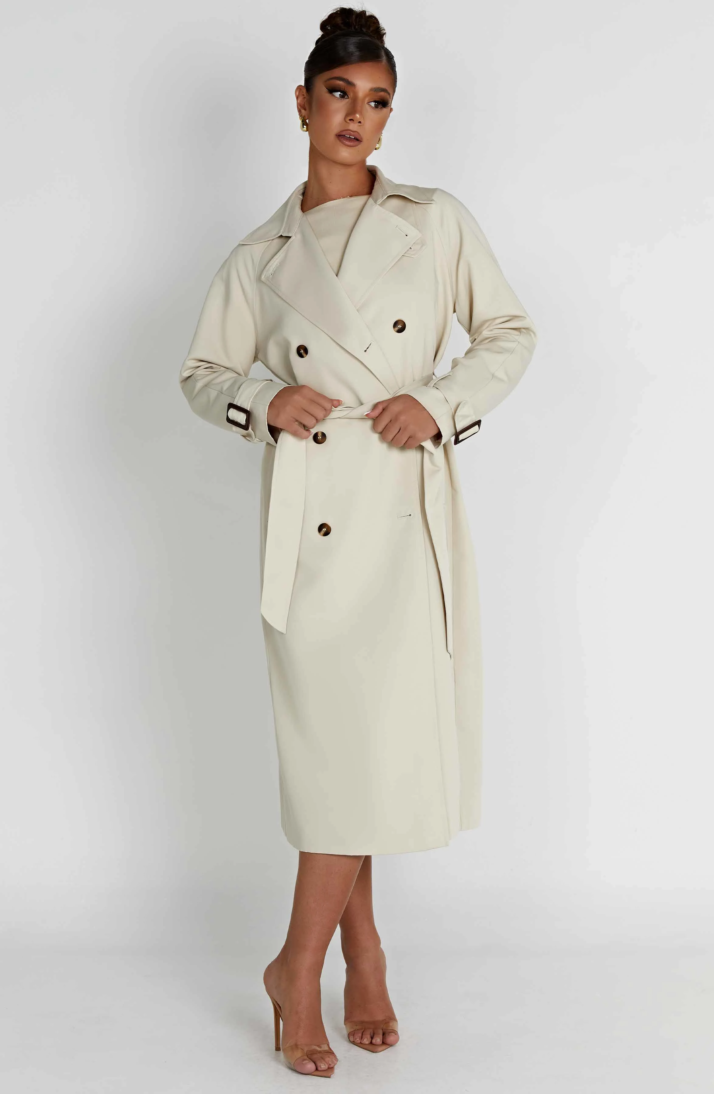 Camila Trench Coat - Sand