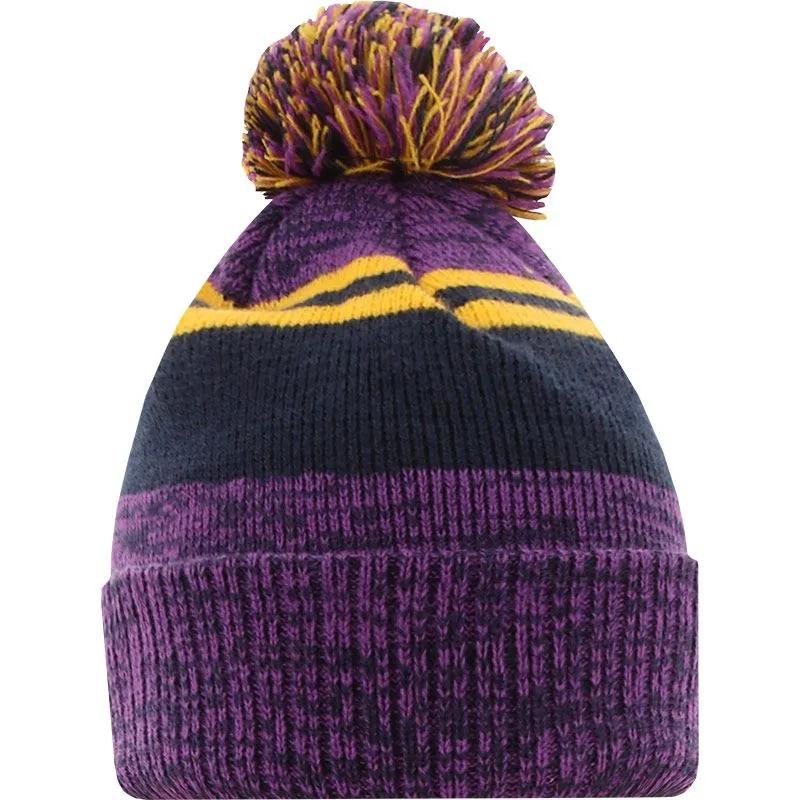 Canyon Bobble Hat Marine / Purple / Amber