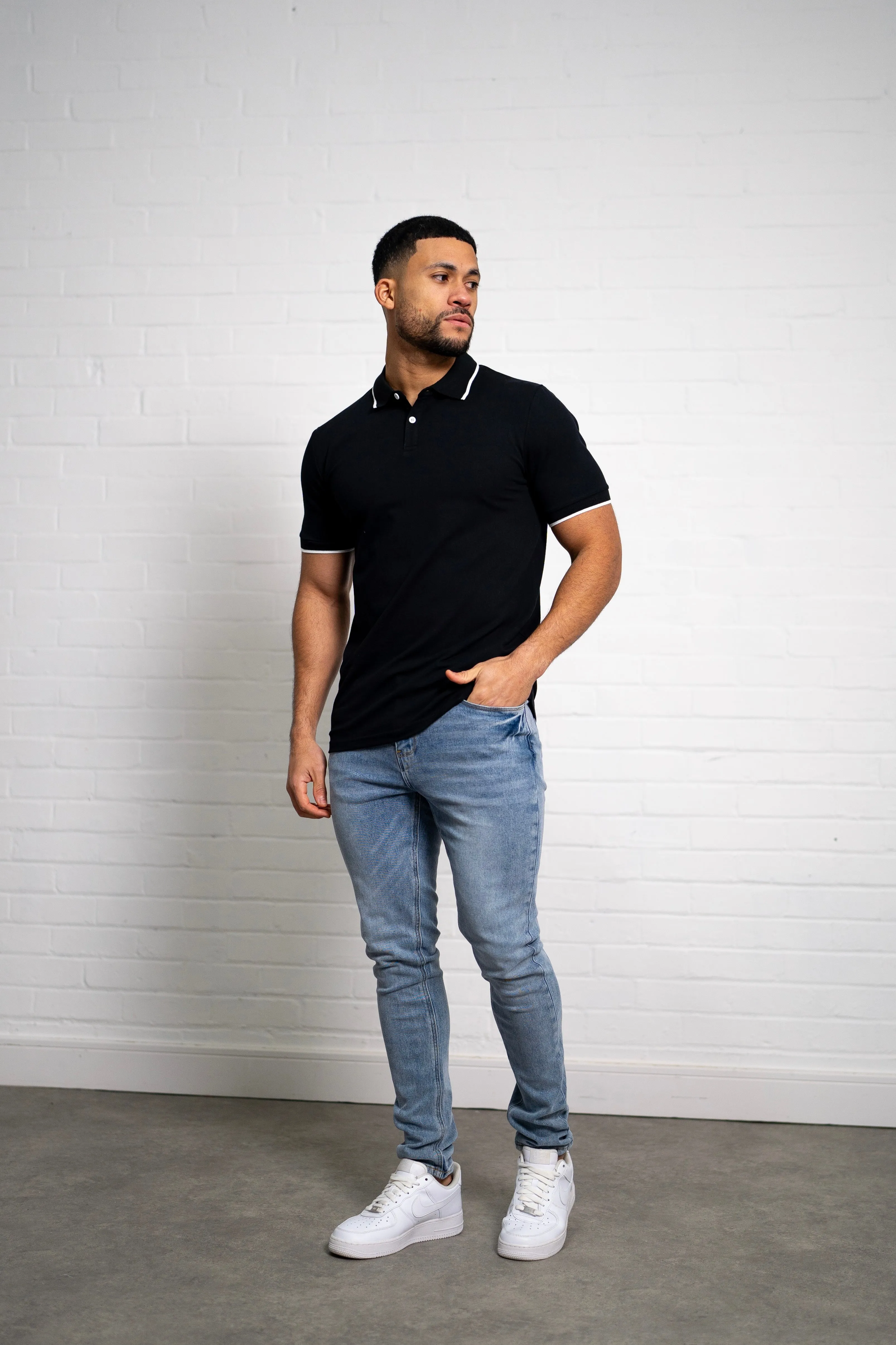 Capo SIMPLE Polo Shirt - Black