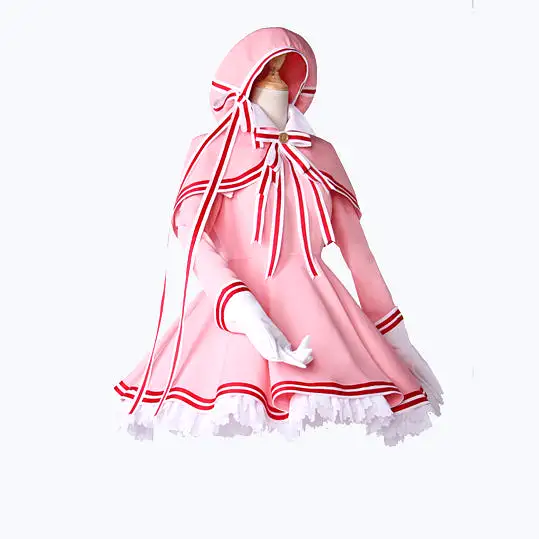 Card Captor - Sakura costume cosplay pink dress