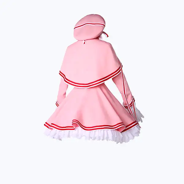 Card Captor - Sakura costume cosplay pink dress