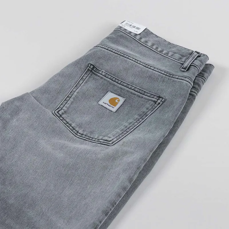 Carhartt WIP Newel Pant Black Light Used Wash Maitland Denim