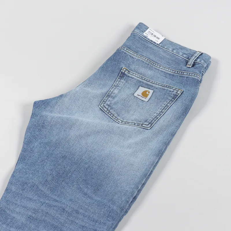 Carhartt WIP Newel Pant Light Used Blue Maitland Denim