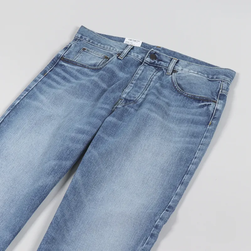 Carhartt WIP Newel Pant Light Used Blue Maitland Denim