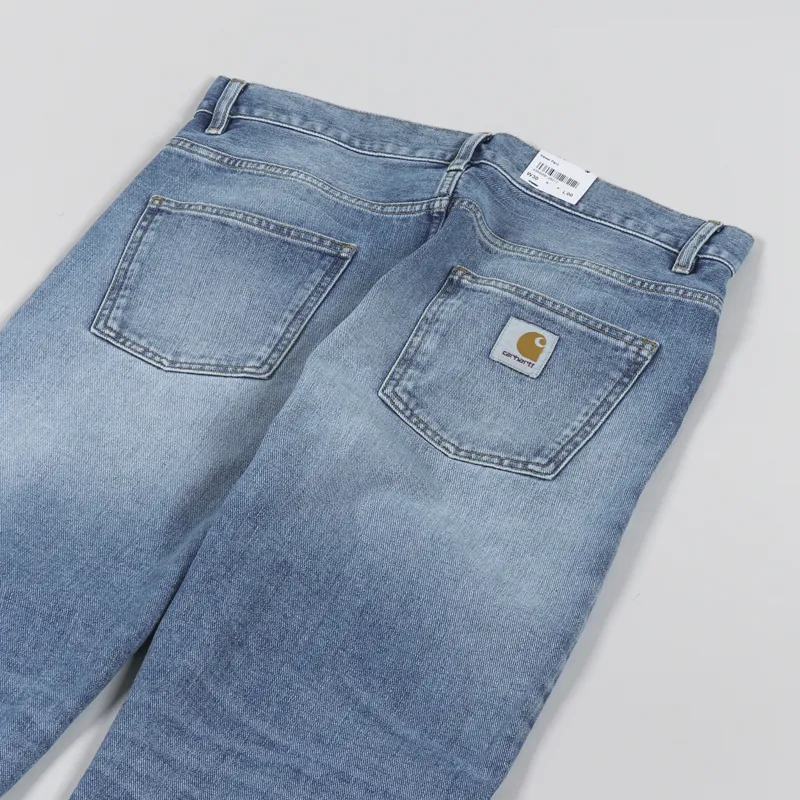 Carhartt WIP Newel Pant Light Used Blue Maitland Denim