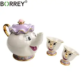 Ceramic Tea Sets Beauty And The Beast Teapot Mug - KITCHEN TOOL