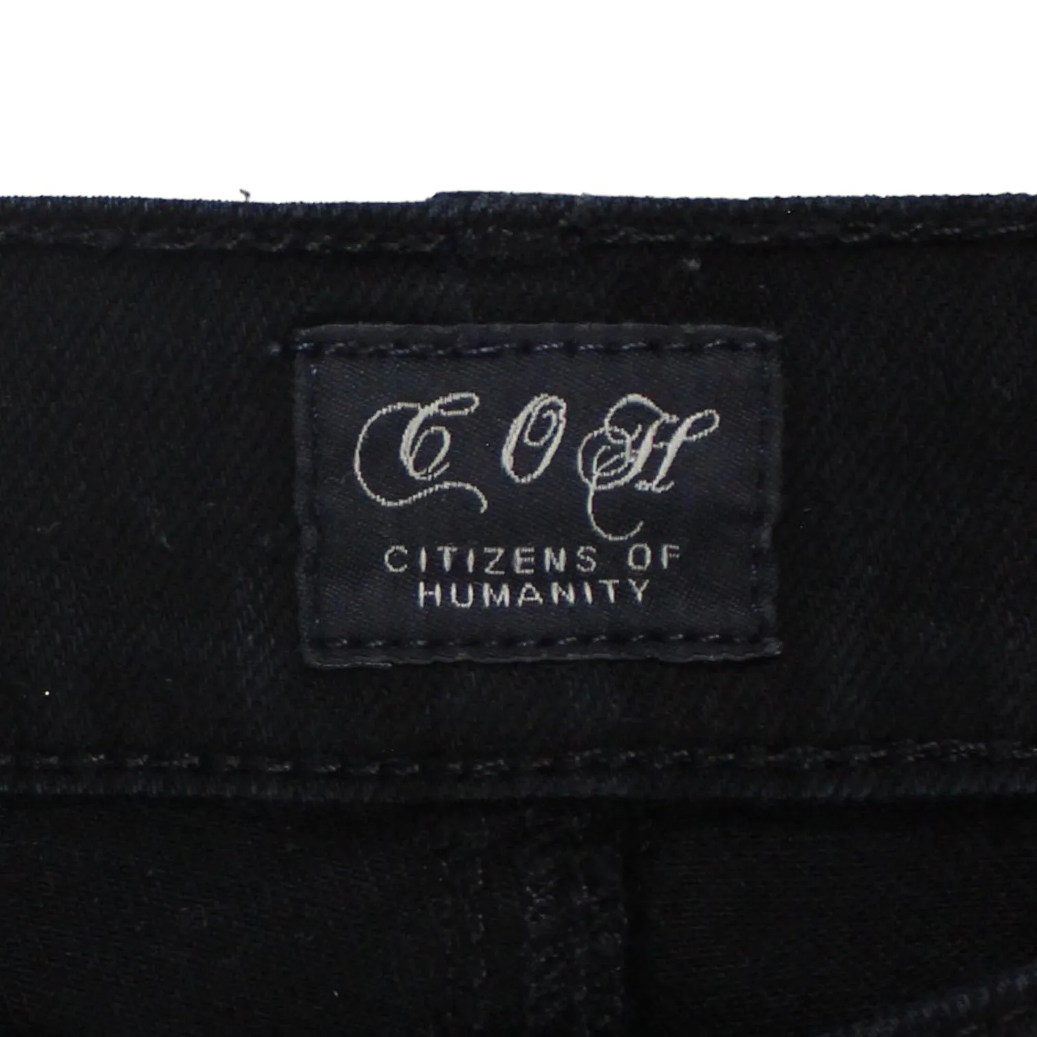 Citizens of Humanity Black Low Rise Jeans