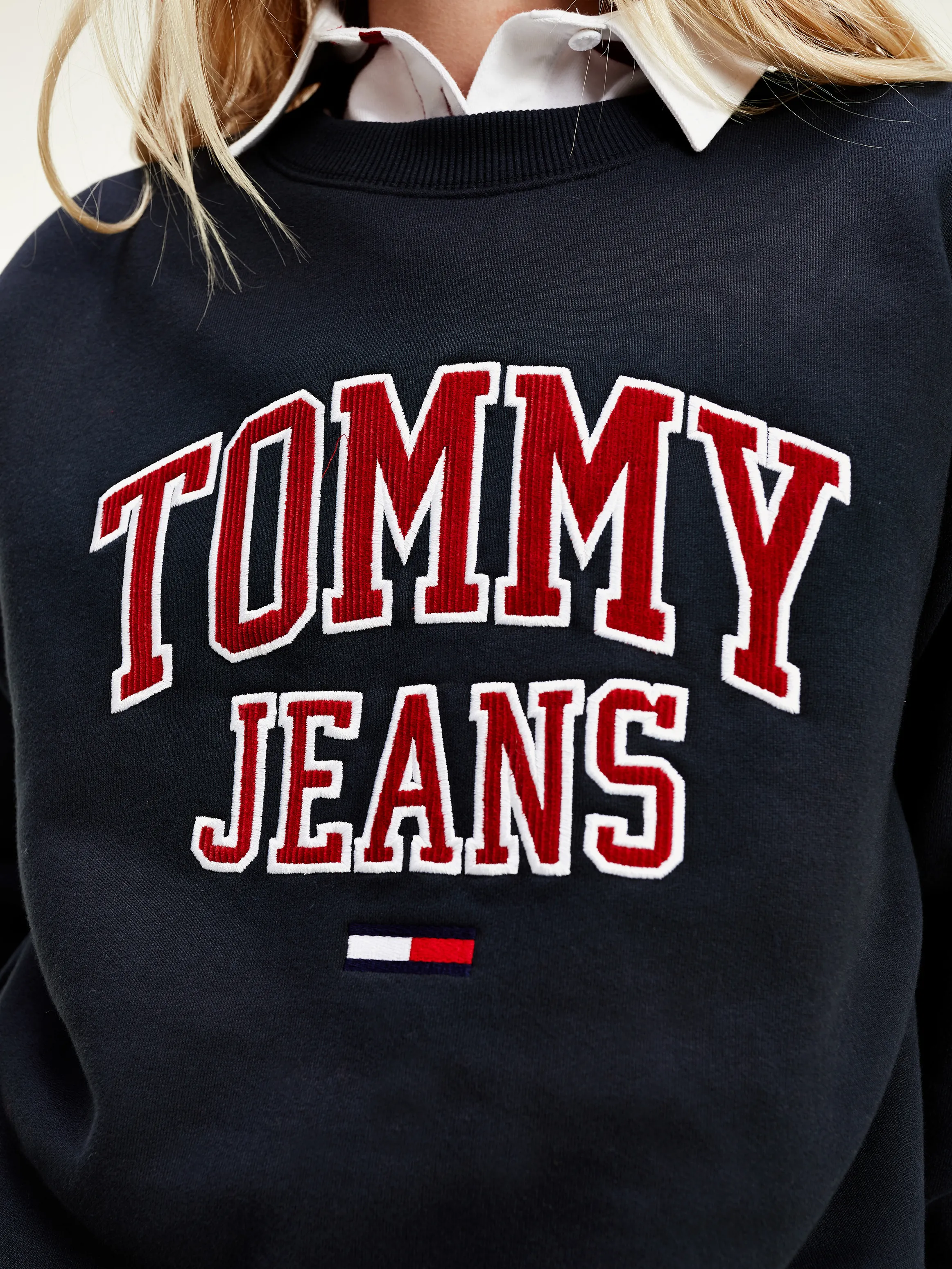 College Logo Relaxed Fit Sweatshirt | Sweatshirts & Hoodies | Tommy Hilfiger