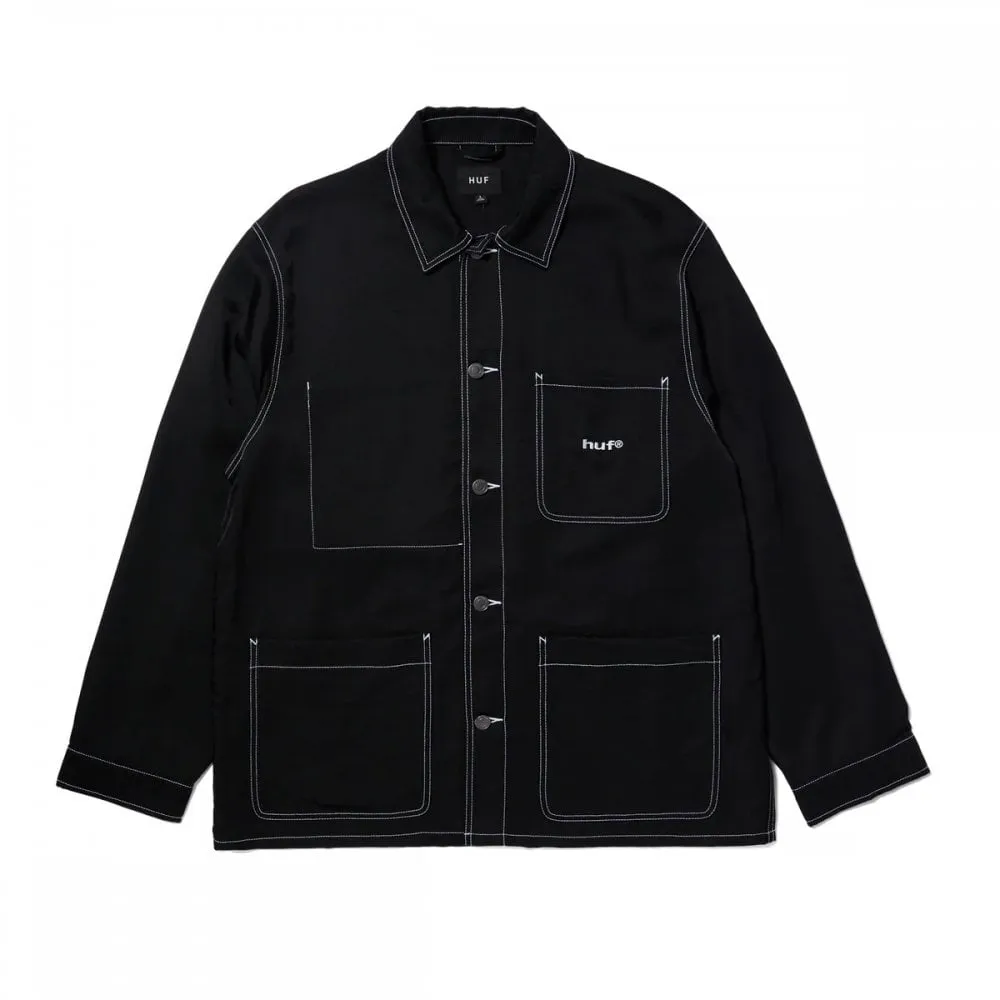 Contrast Nylon Chore Jacket