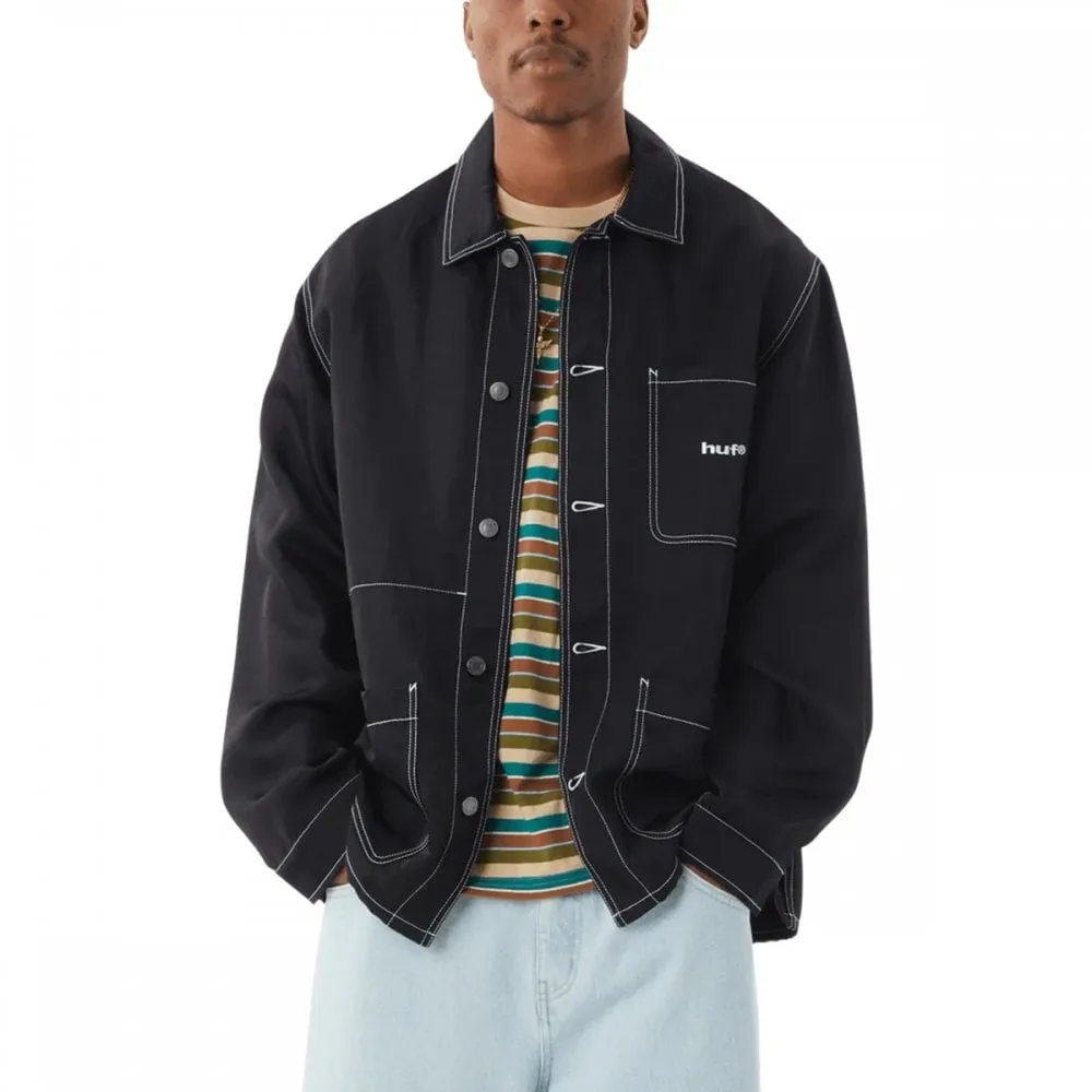 Contrast Nylon Chore Jacket