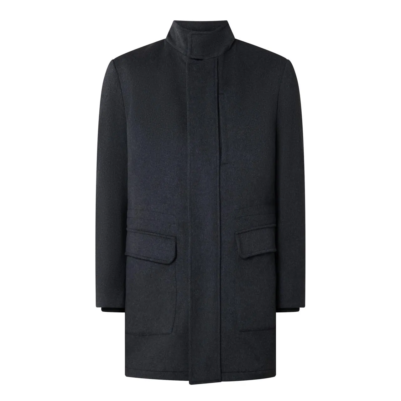 CORNELIANI Tailored Car Coat - Charcoal