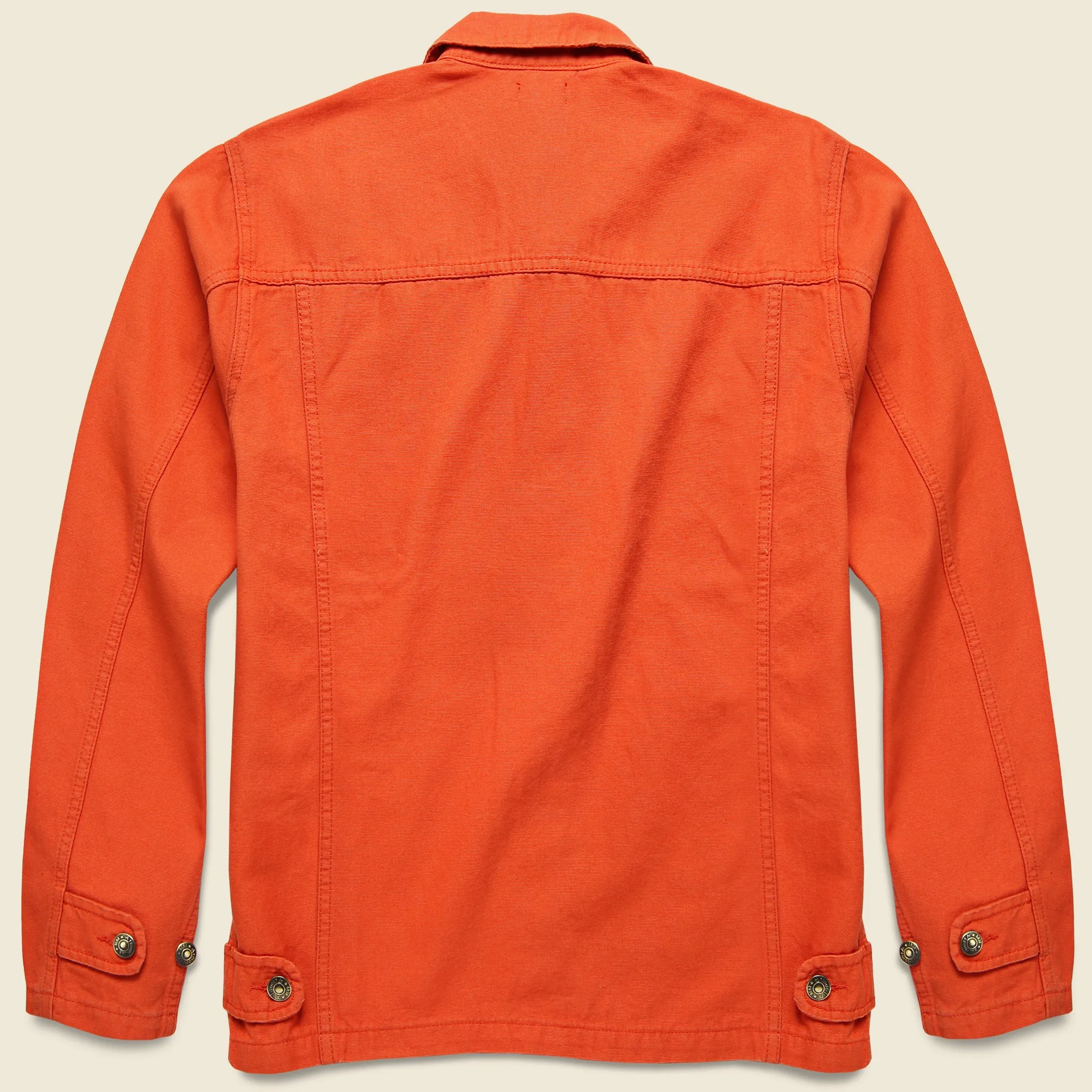 Cotton Chore Coat - Orange